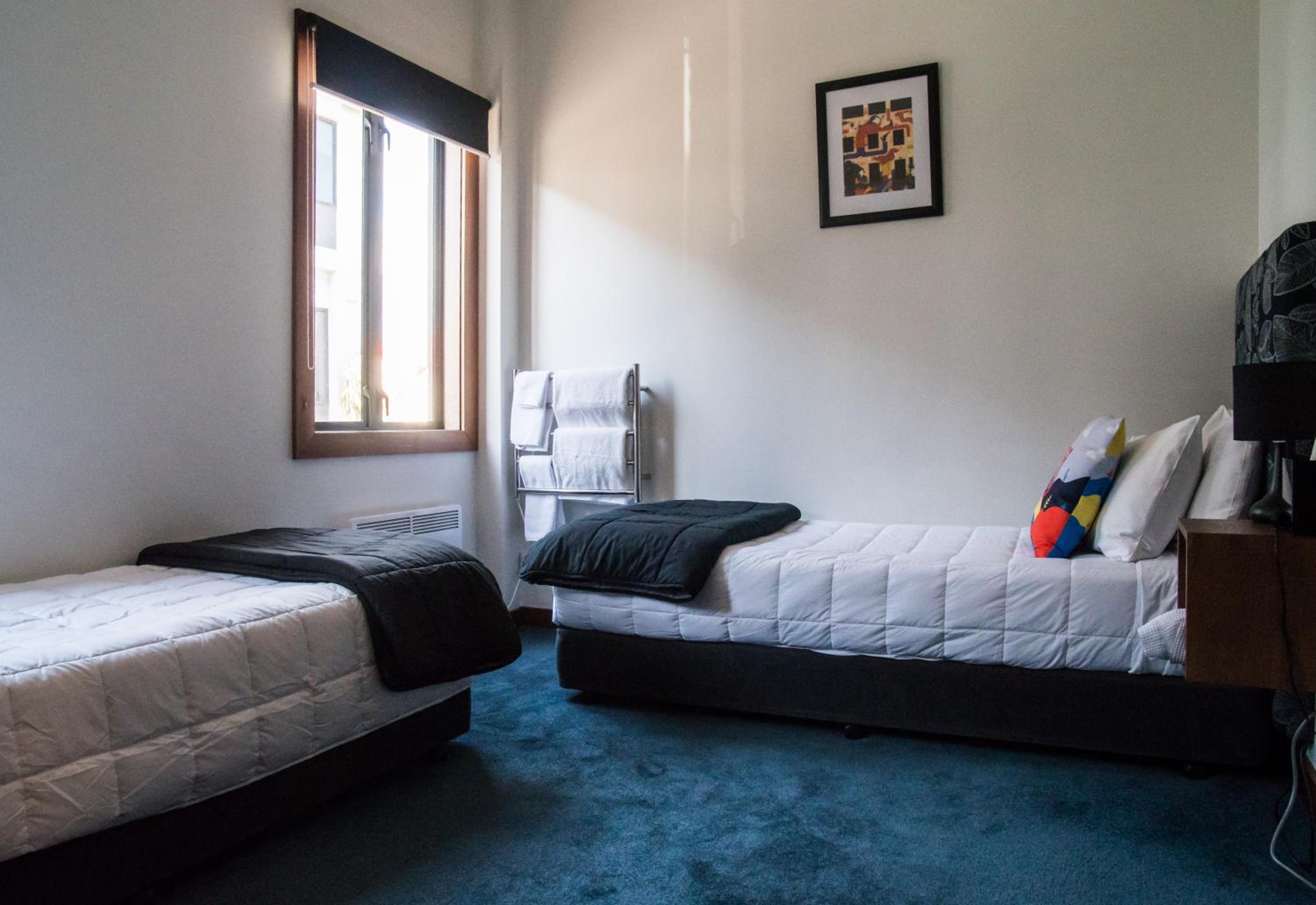 Twin Studio with Shared Bathroom
