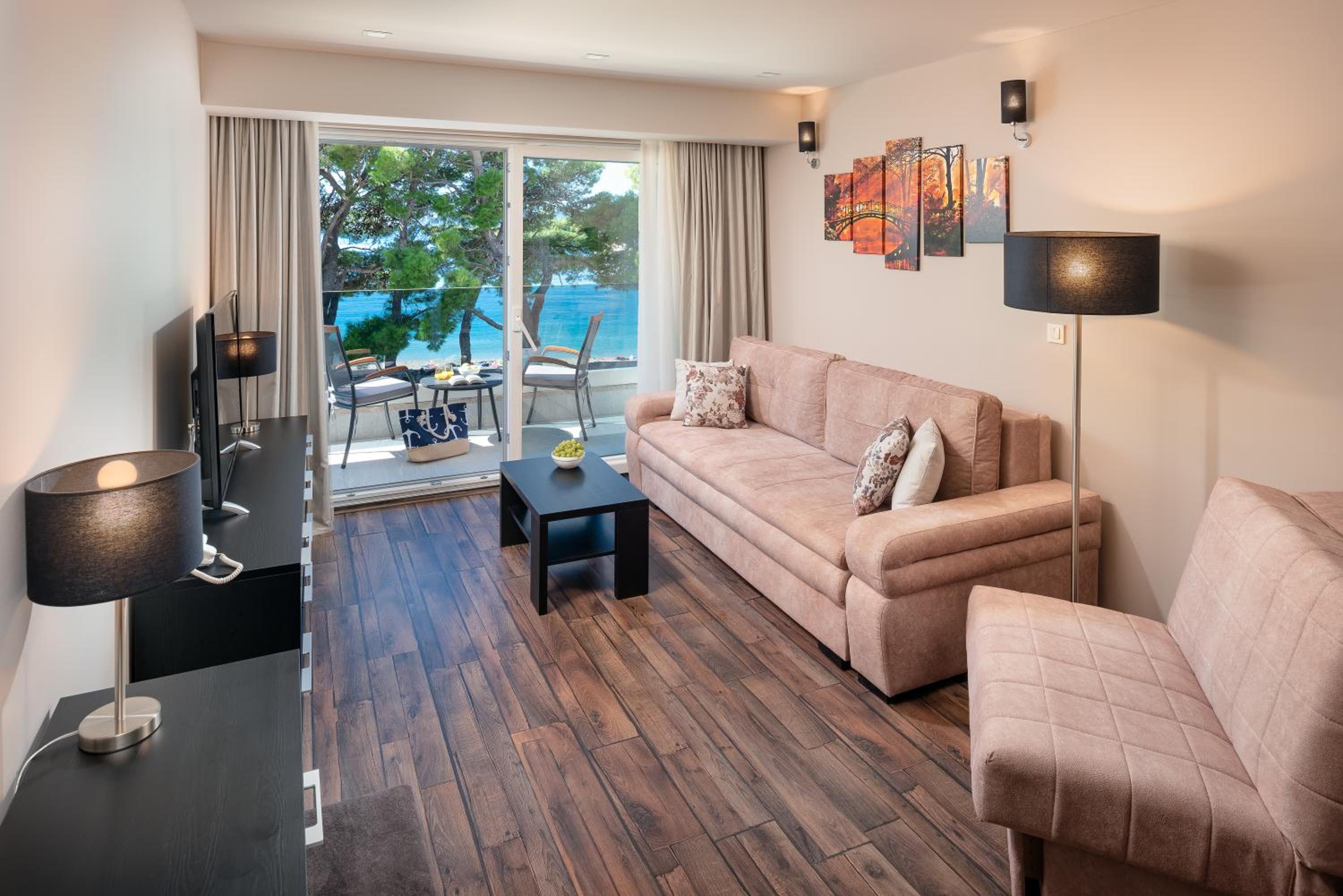 Appartamento con 1 Camera da Letto, Balcone e Vista Mare