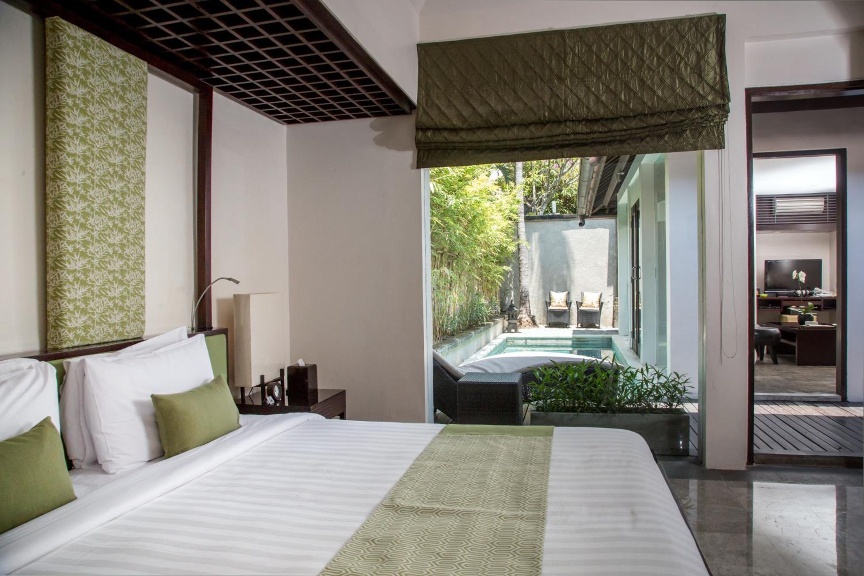 Bambus-Einzimmer-Villa mit privatem Pool
