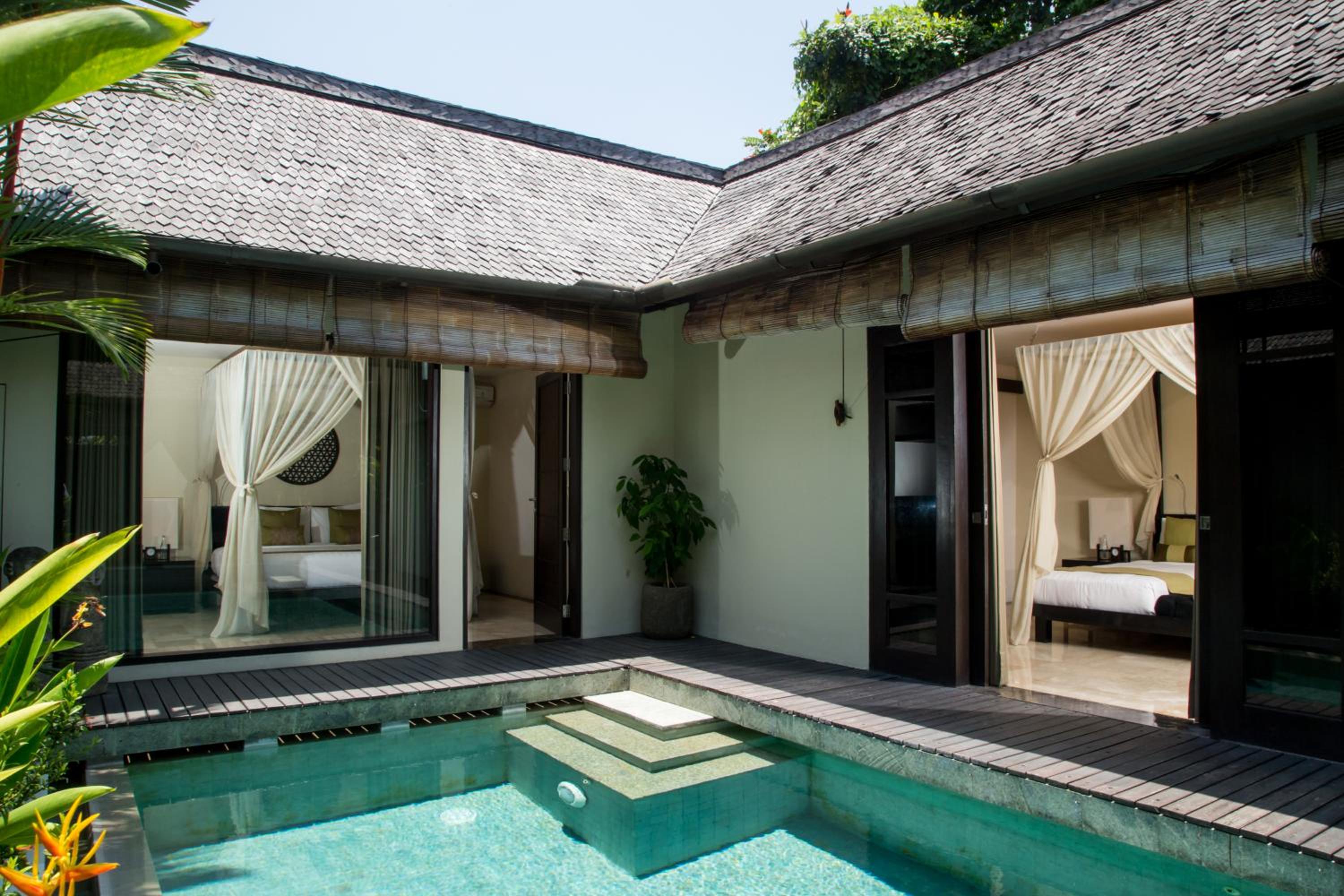 Bambus Zwei-Zimmer-Villa mit privatem Pool