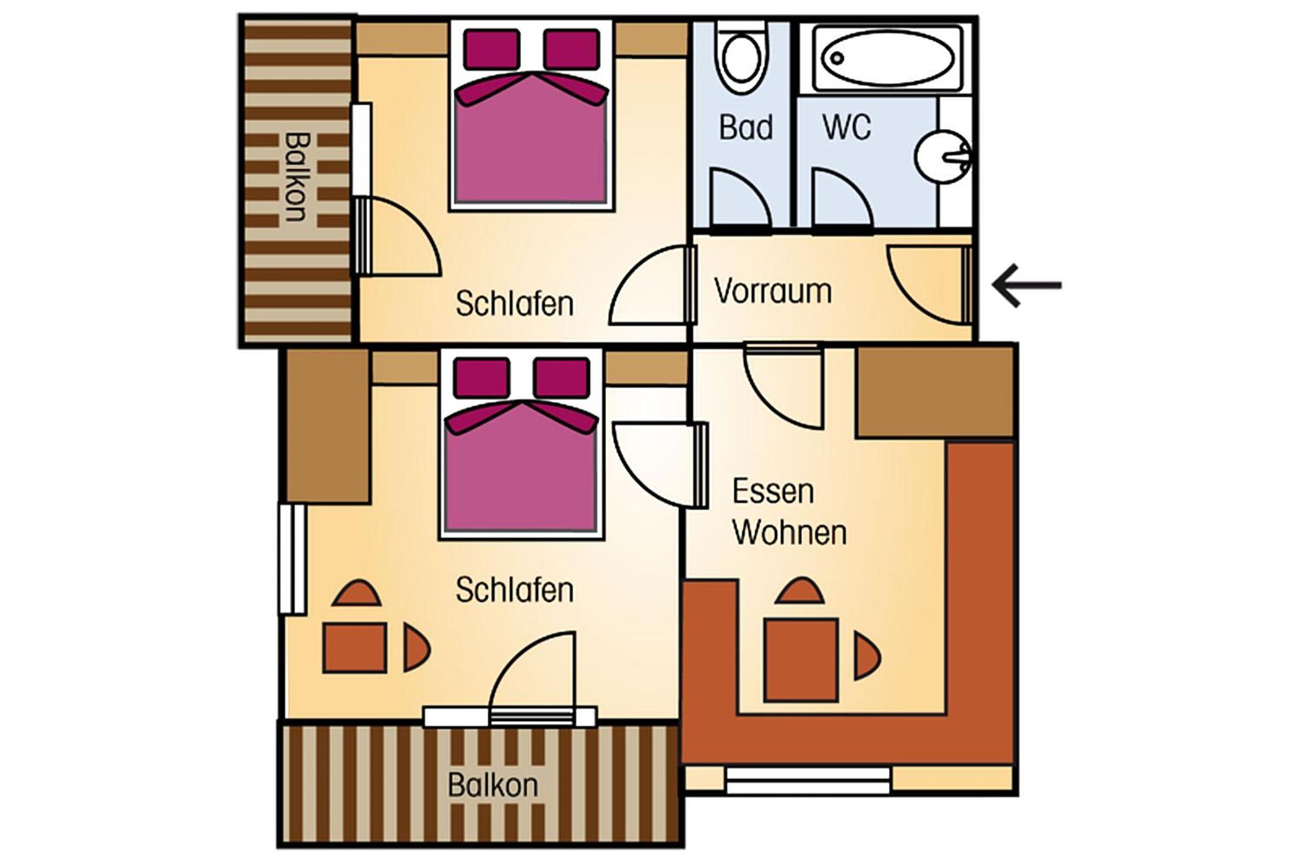Two-Bedroom Apartment photo 2