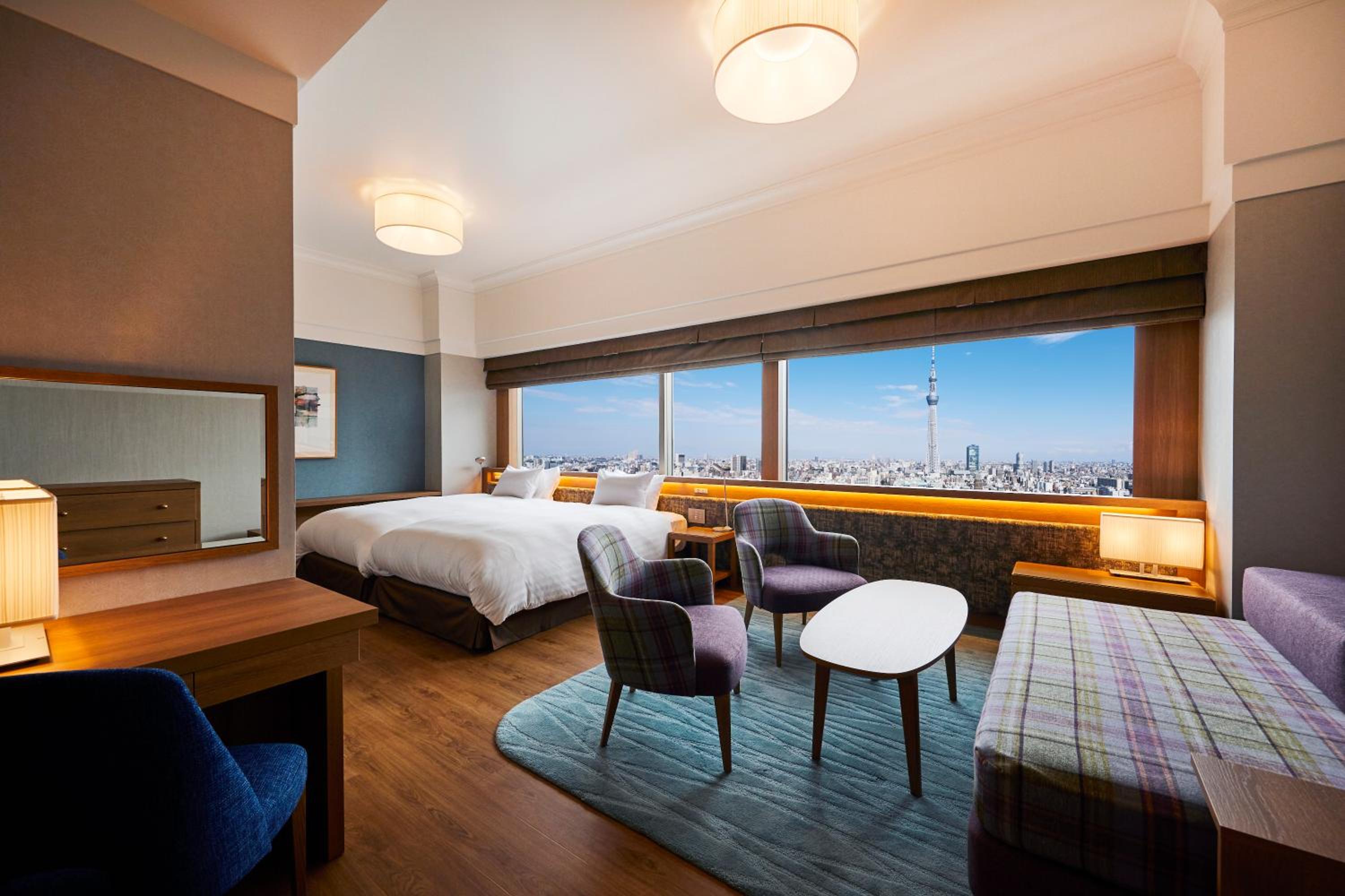 Deluxe Twin Room with Tokyo Sky Tree View