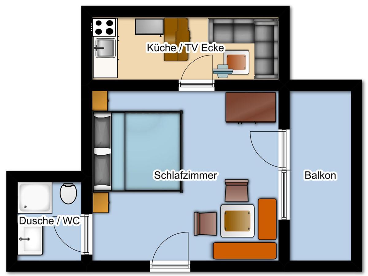 Apartment with Mountain View