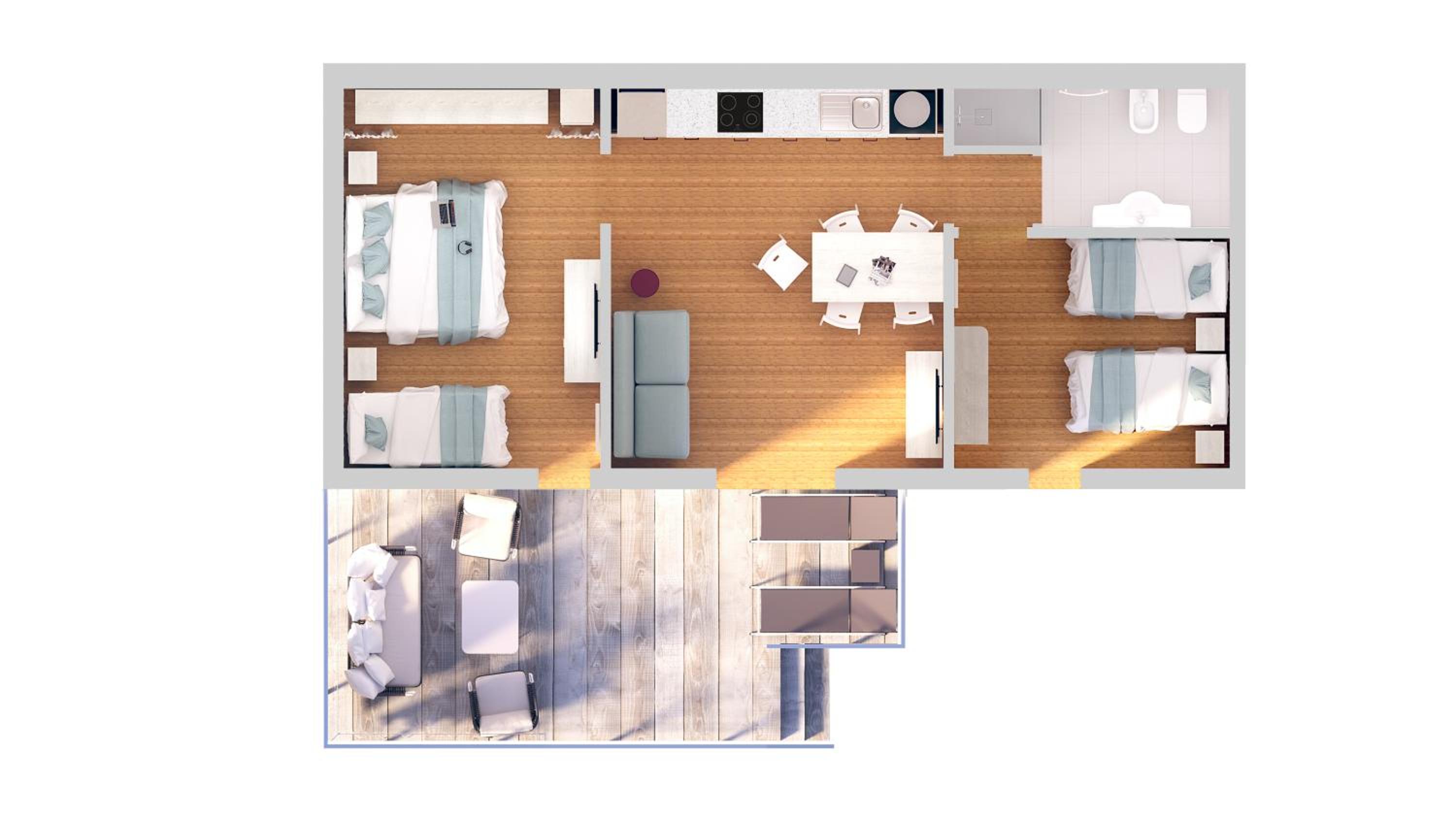 Two-Bedroom Apartment photo 2