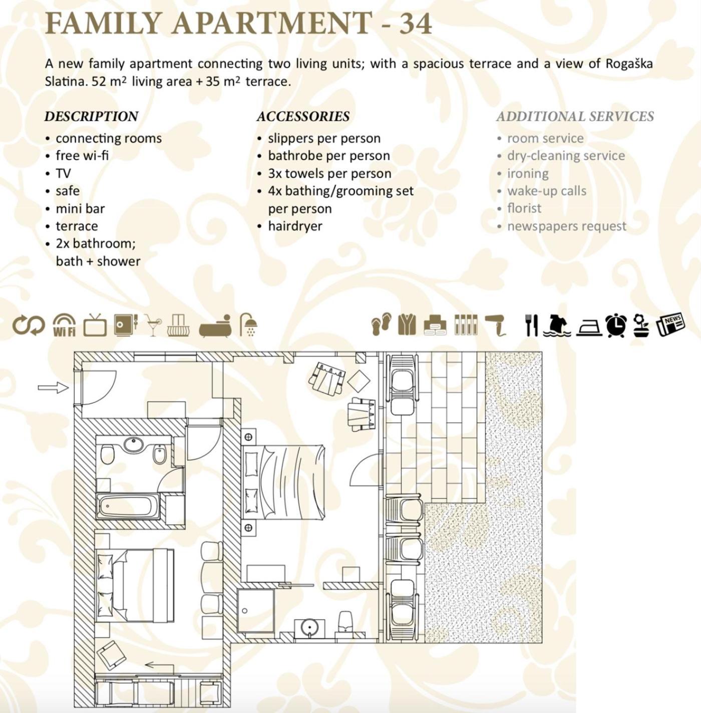 Two-Bedroom Apartment with Terrace and Sauna - Photo 8
