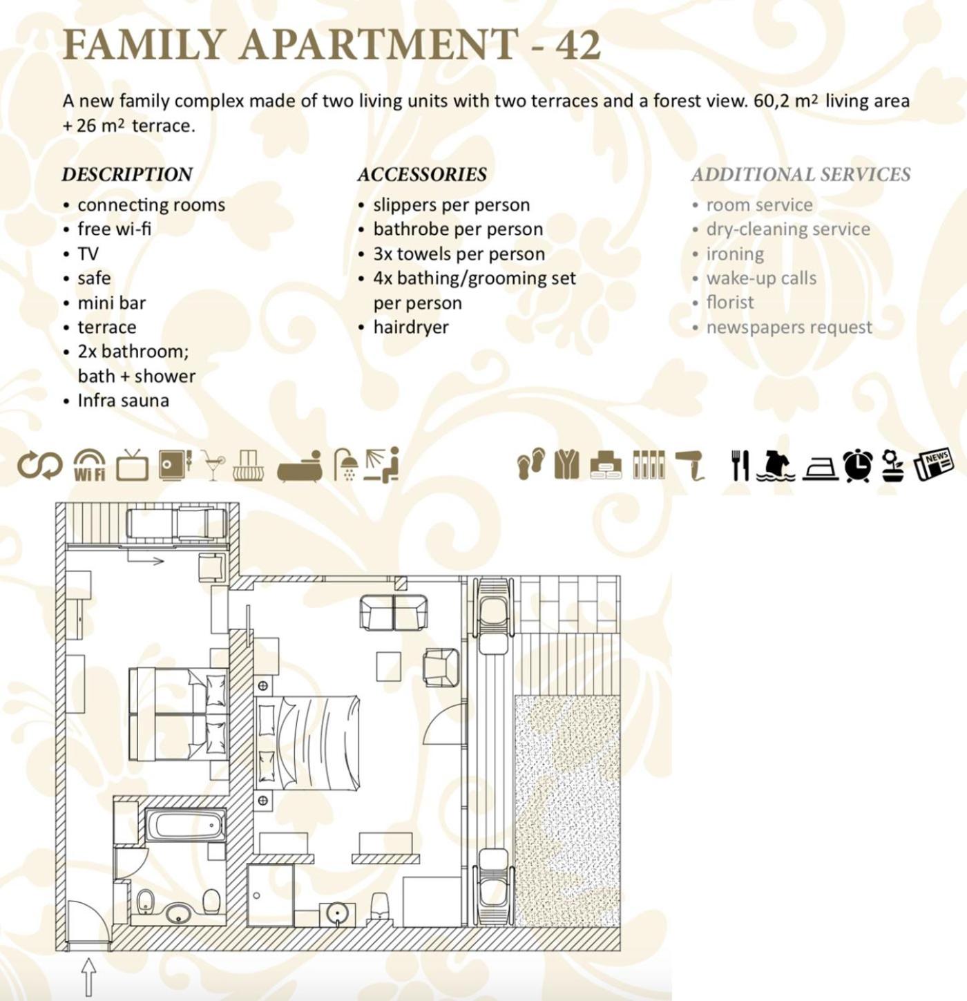 Two-Bedroom Apartment with Terrace and Sauna - Photo 10