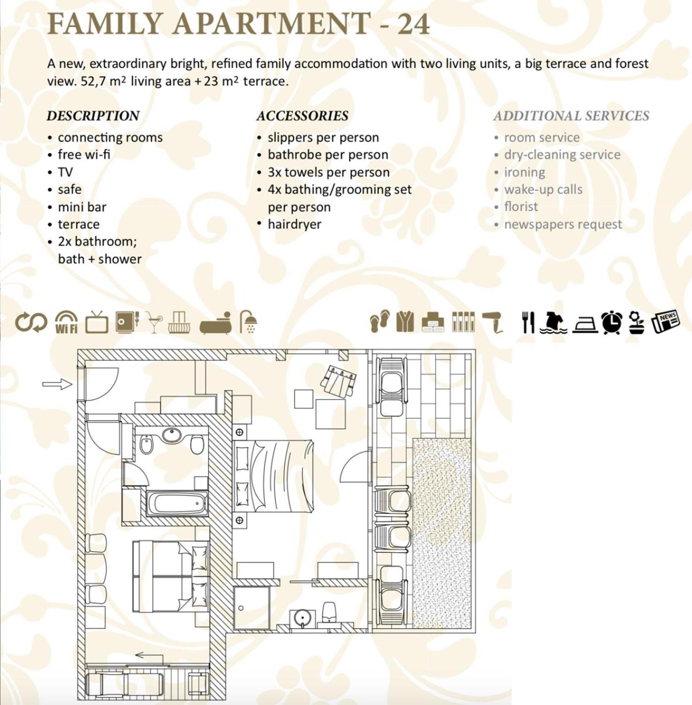 Two-Bedroom Apartment with Terrace and Sauna - Photo 12