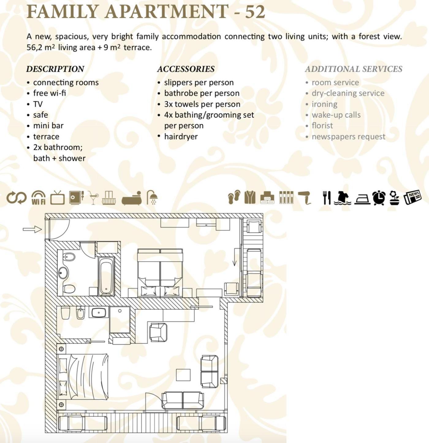 Superior Two-Bedroom Apartment with Terrace - Photo 9