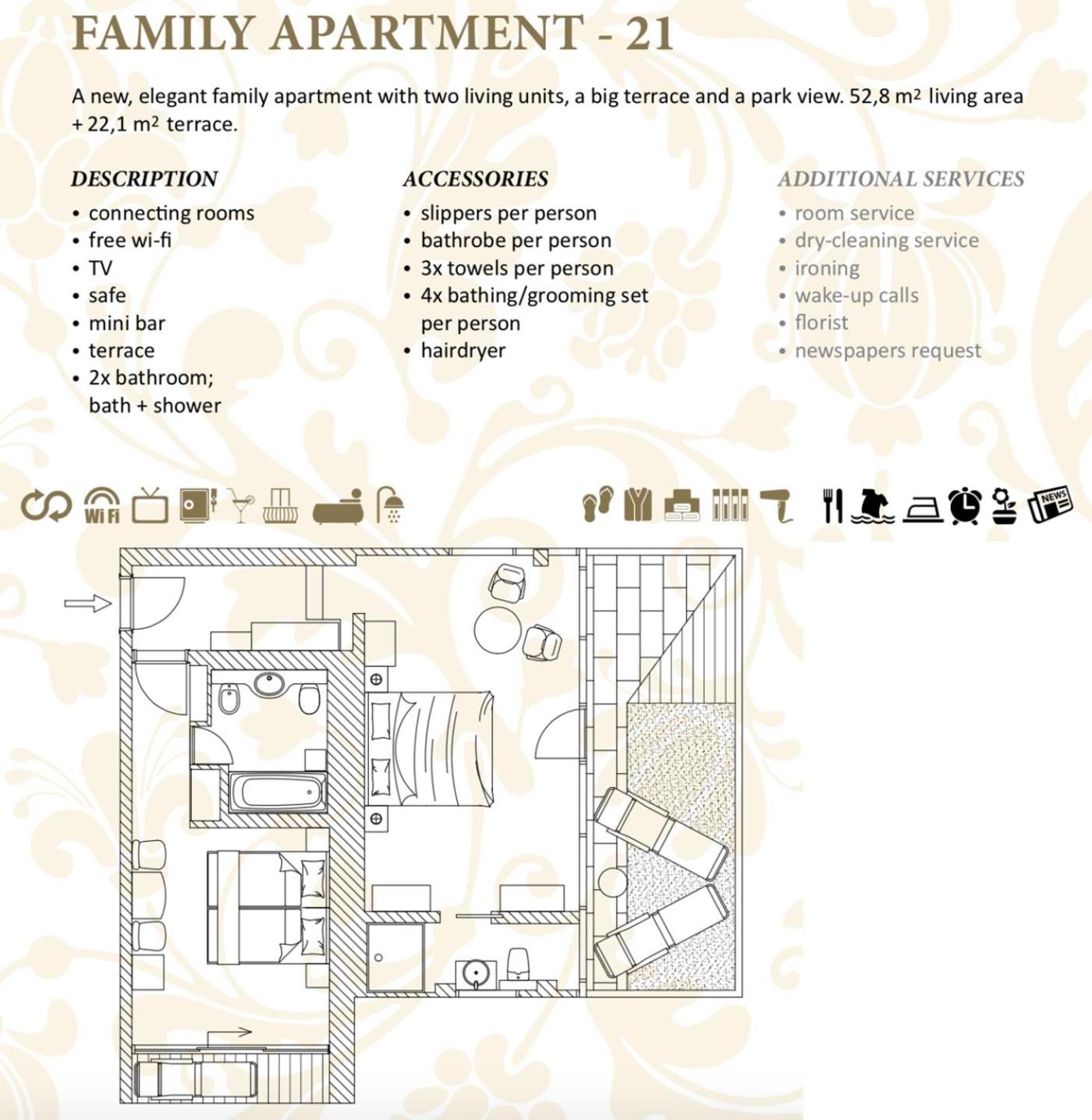 Superior Two-Bedroom Apartment with Terrace - Photo 10