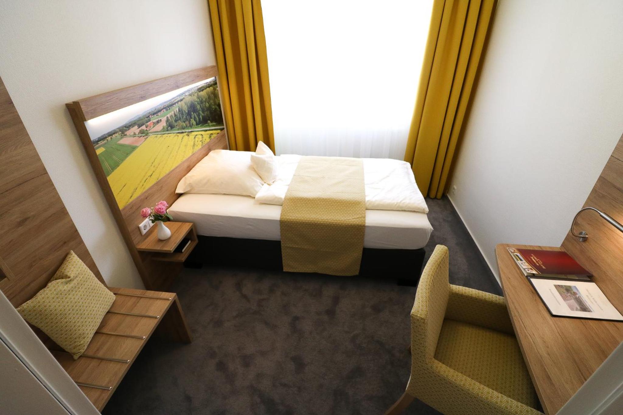 Economy Single Room (Basement - Courtyard View)