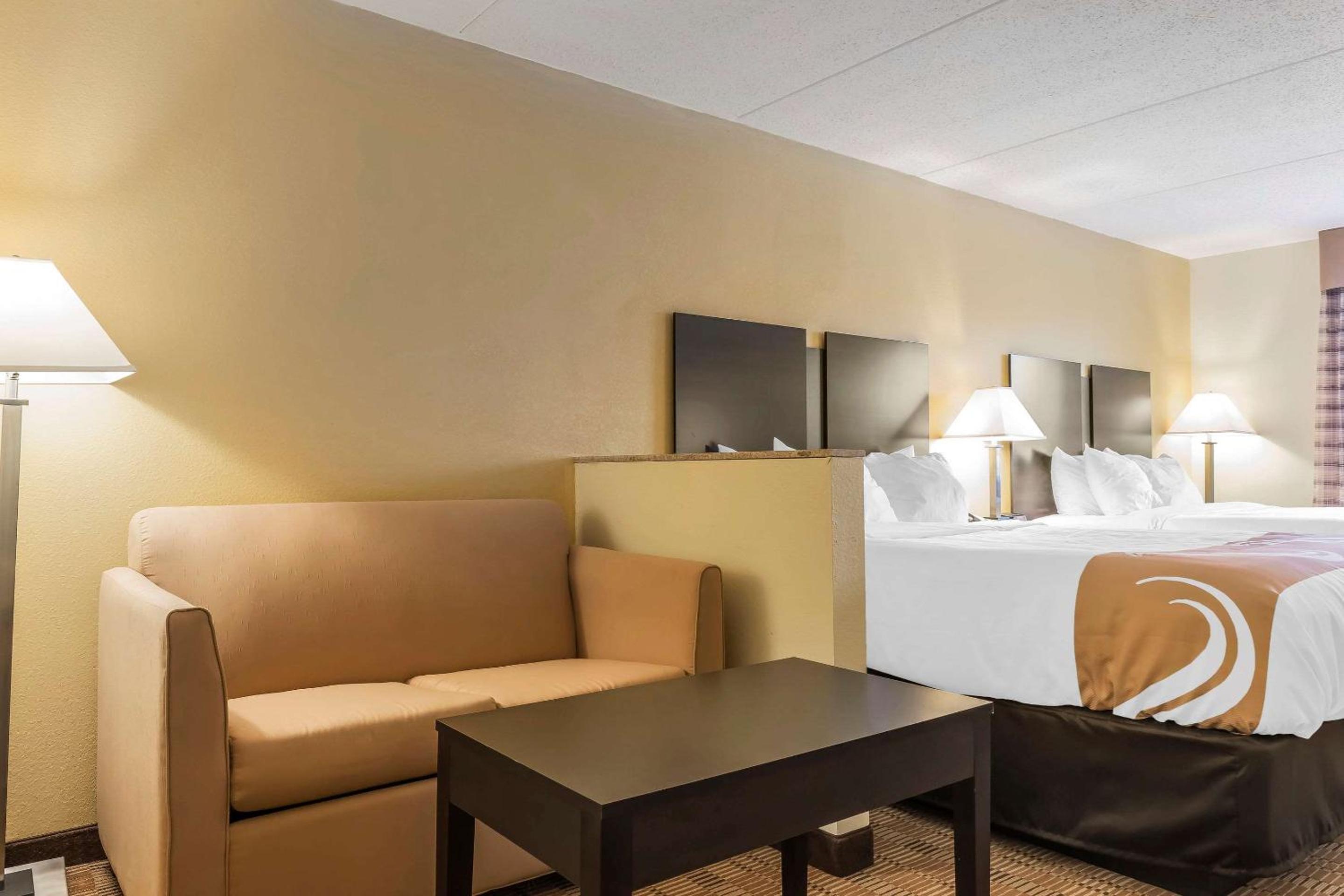 Queen Suite with Two Queen Beds and Sofa Bed