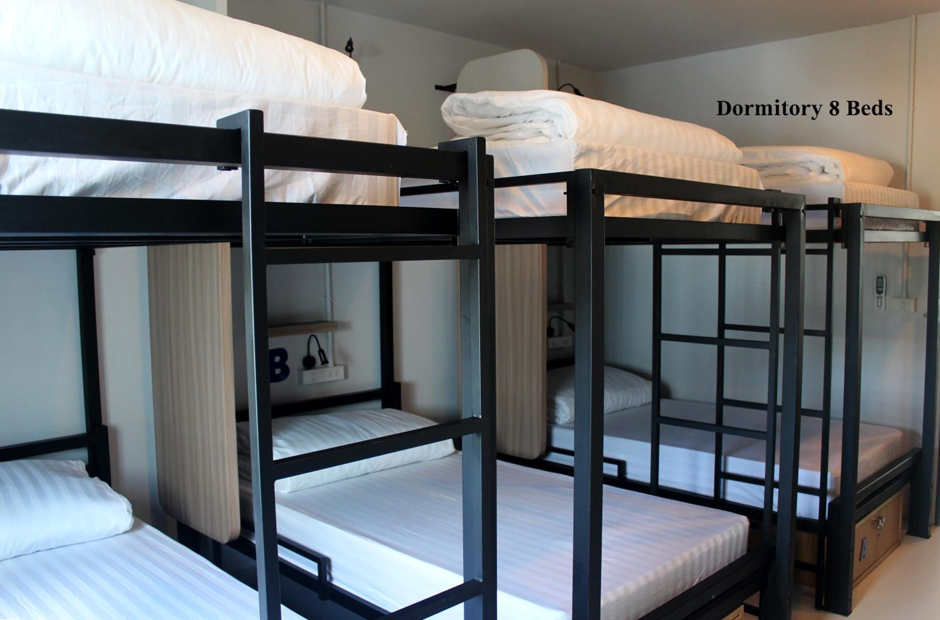 Bed in 8-Bed Female Dormitory Room