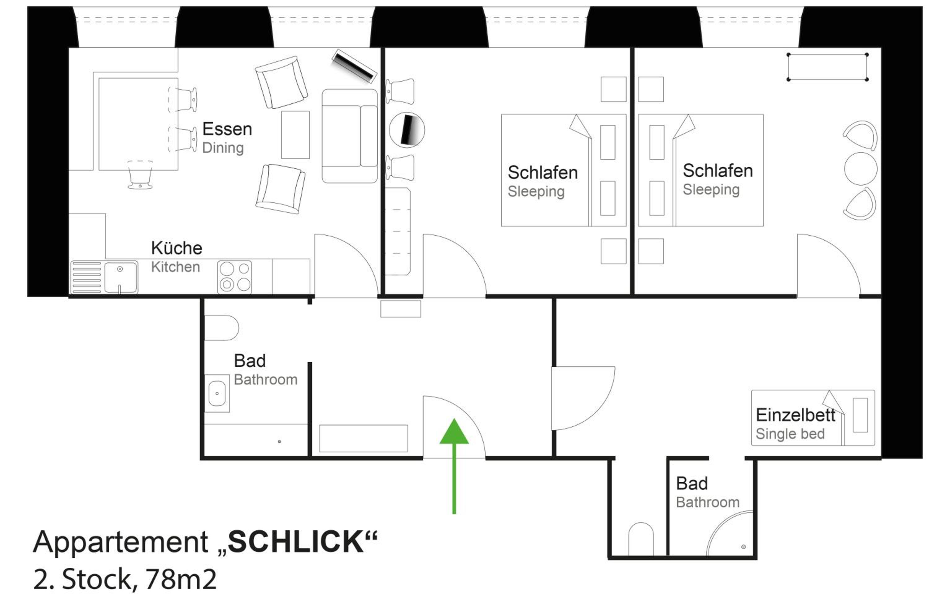 Two-Bedroom Apartment photo 3