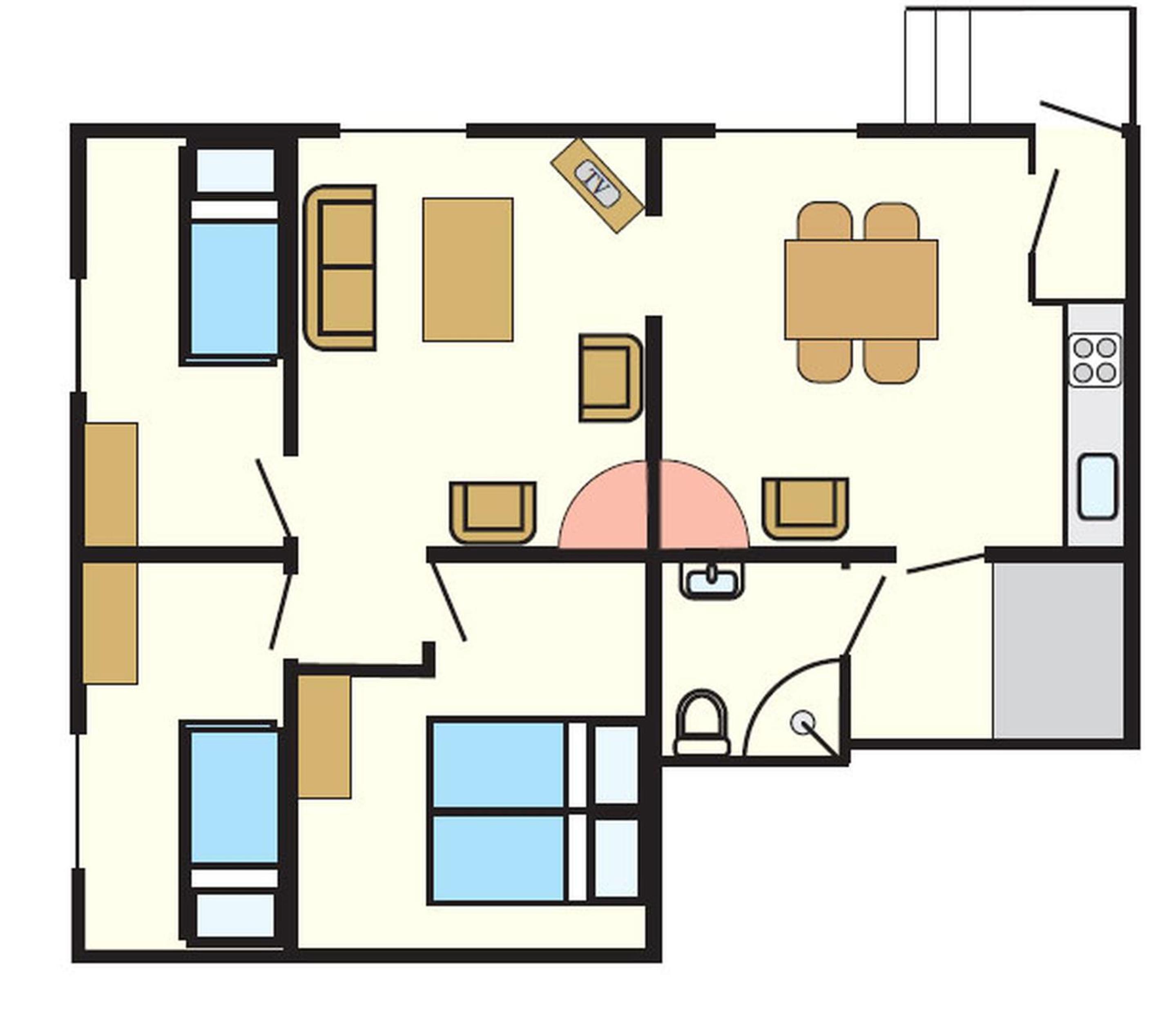 Three-Bedroom Apartment (6 Adults) - Photo 32