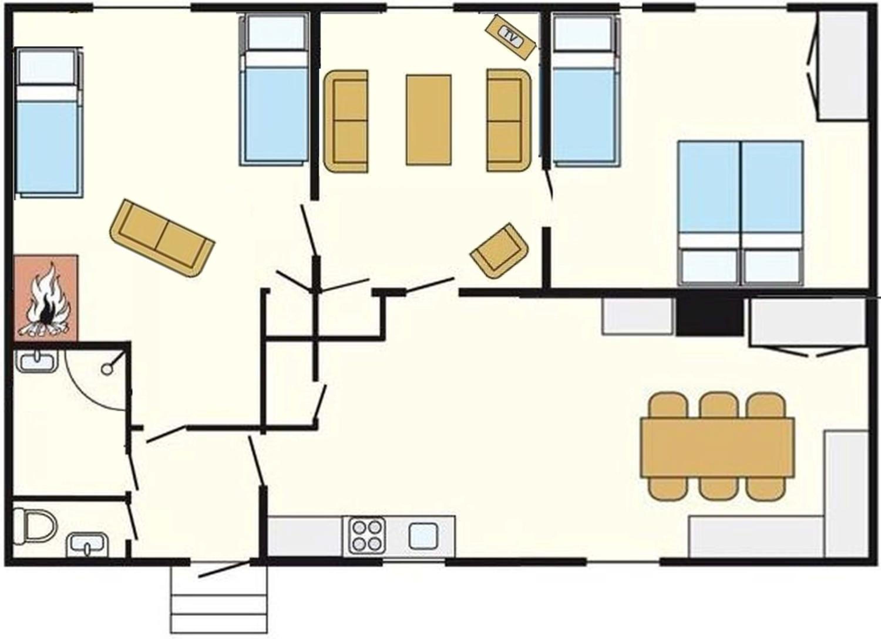 Two-Bedroom Apartment (8 Adults) - Photo 3