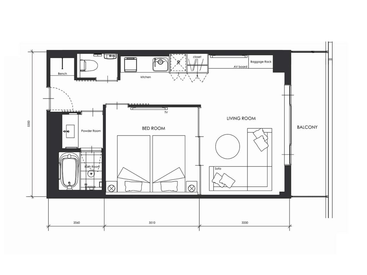 Deluxe Hollywood Twin Room   - Photo 16