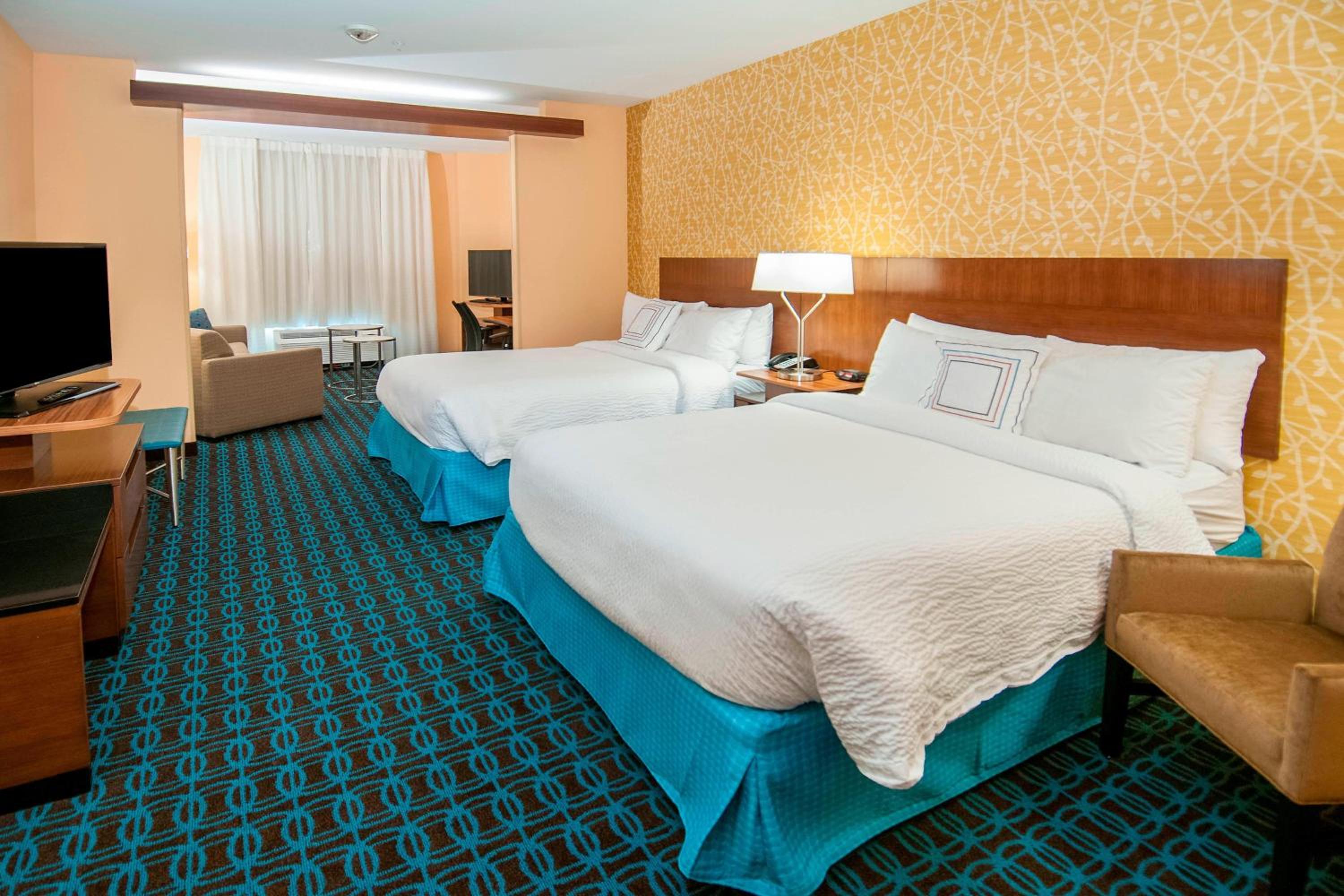 Double Suite with Two Double Beds and Sofa Bed