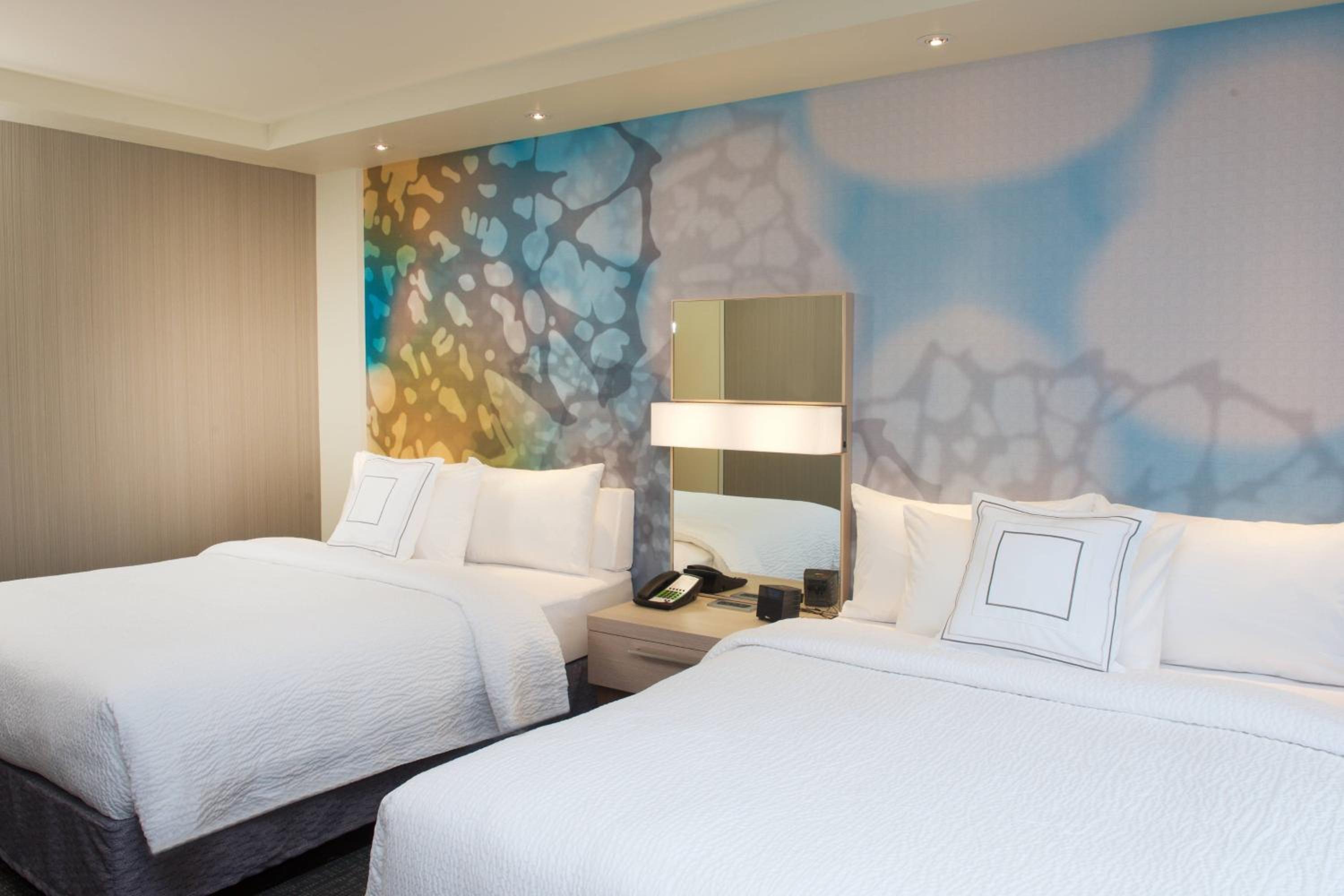 Queen Room with Two Queen Beds and Water View - Hearing Accessible