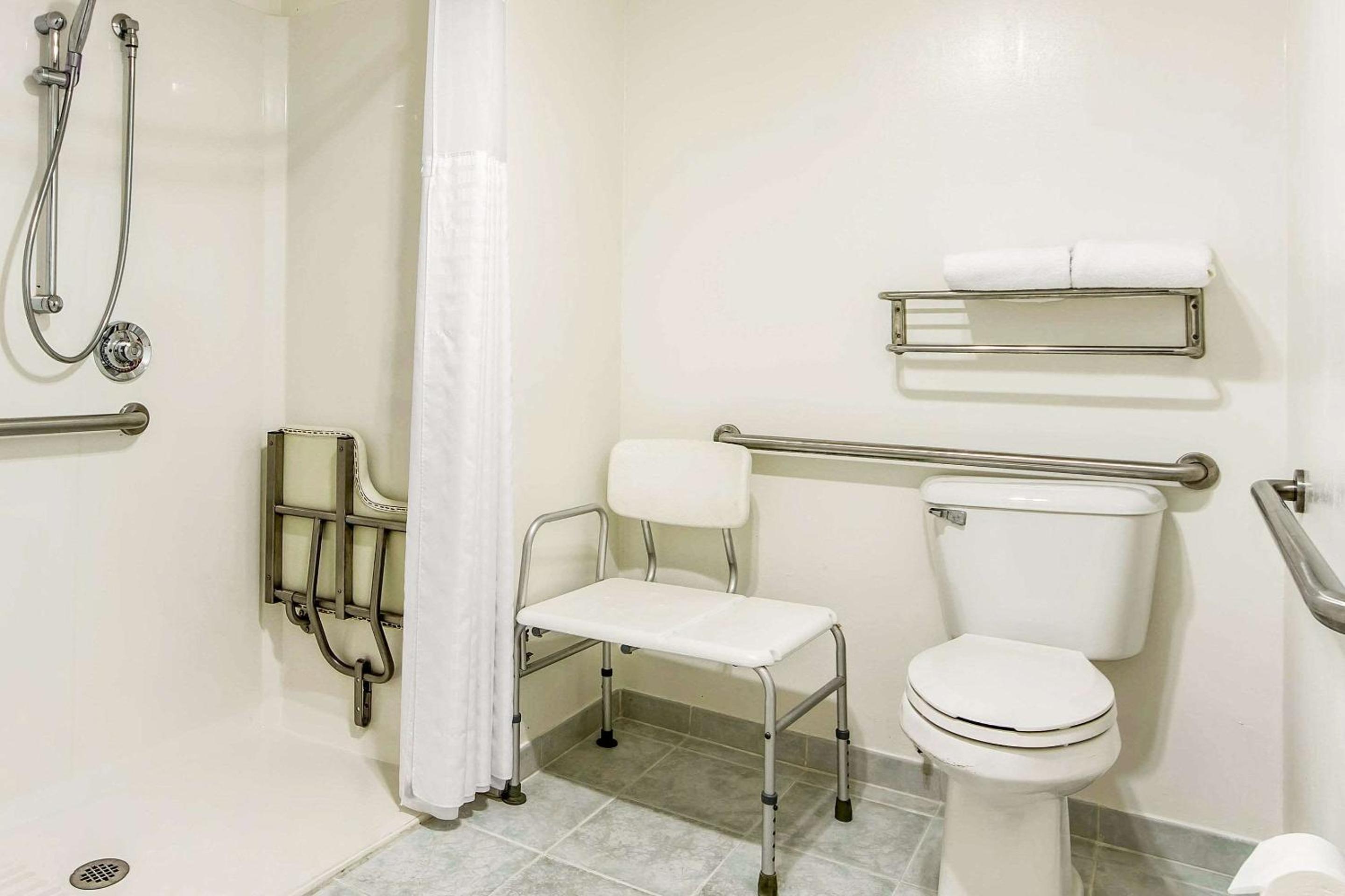 King Room Accessible with Roll-In Shower