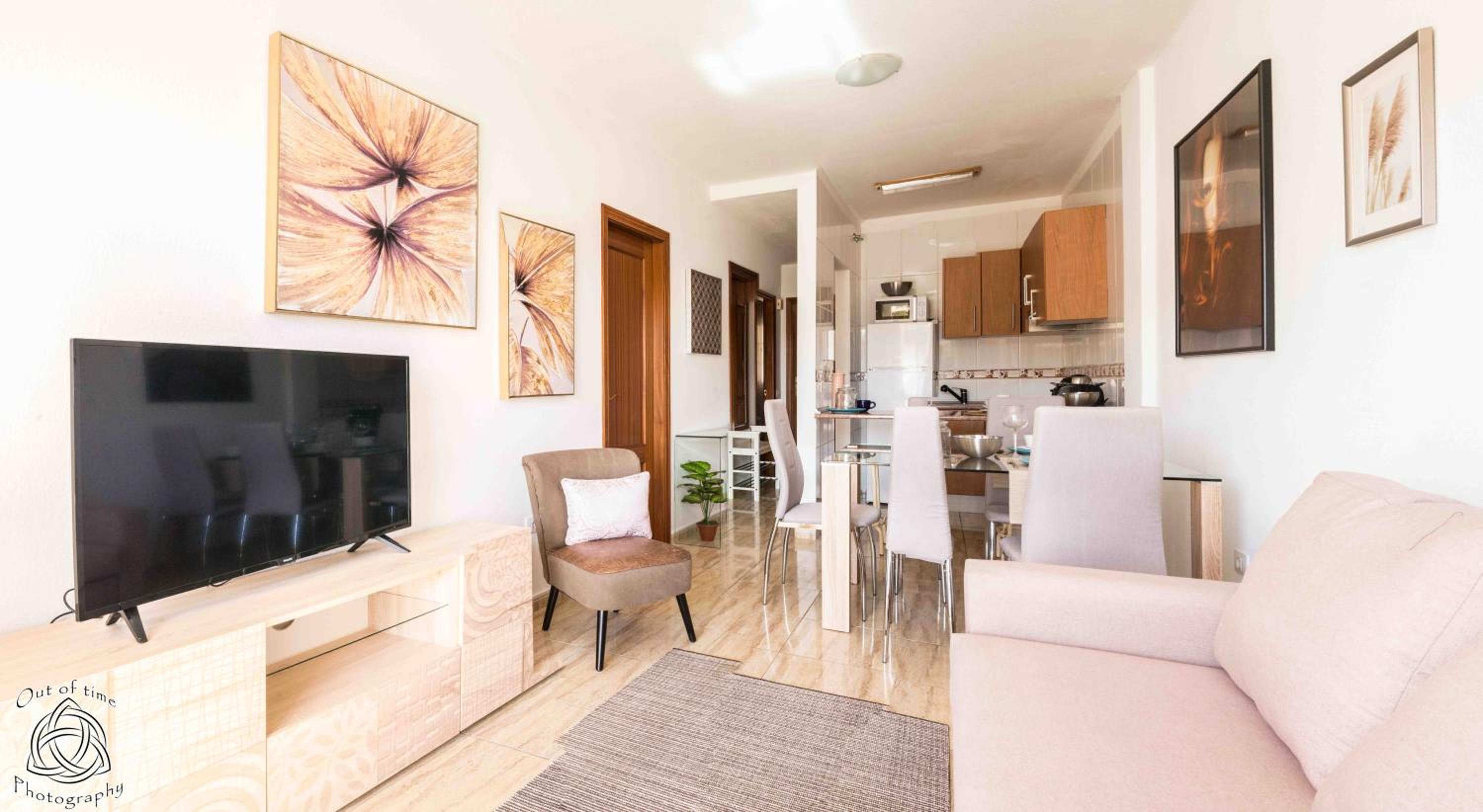 Apartamento con vista a la piscina