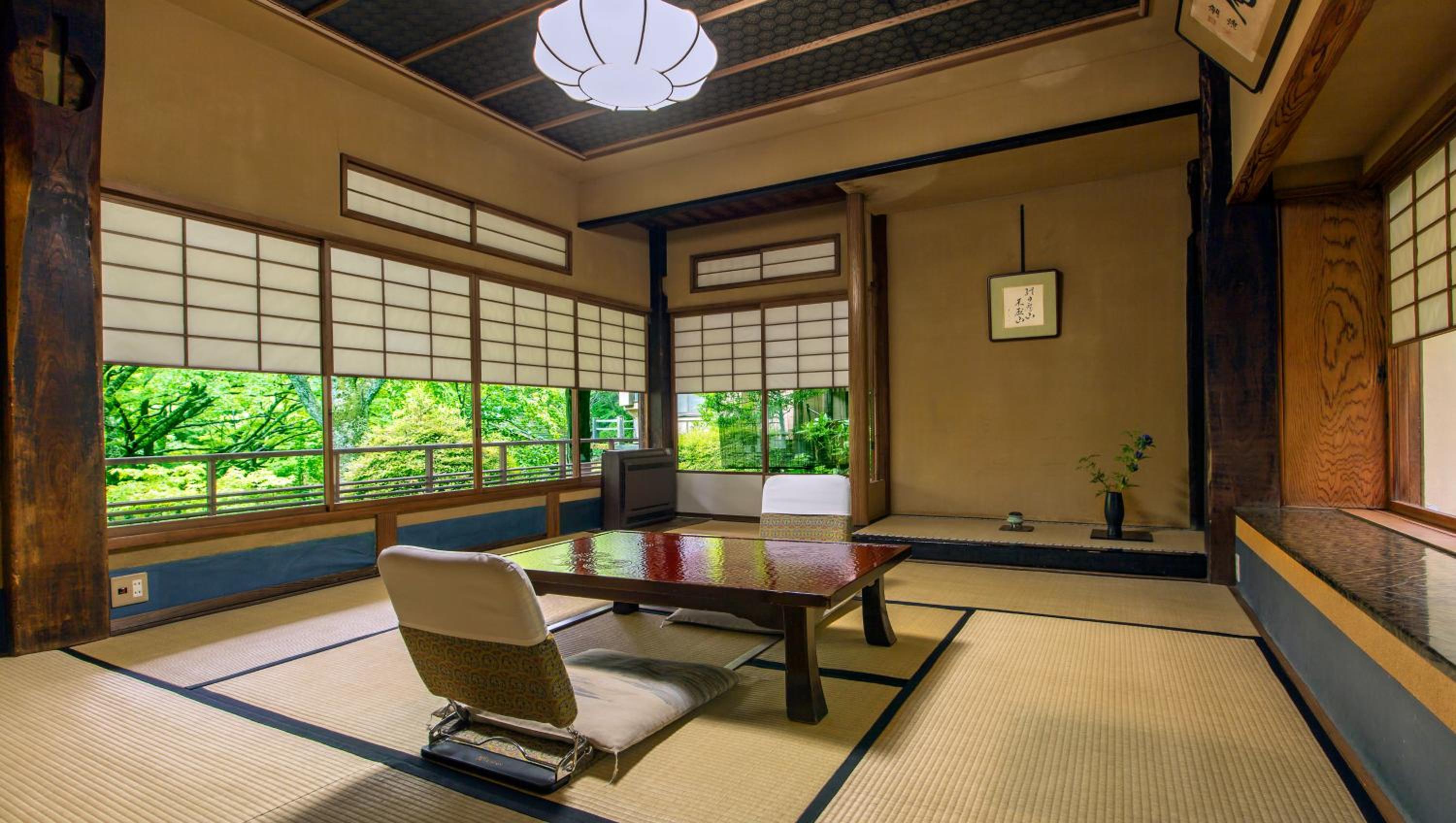 Japanese-Style Suite with Hot Spring Bath - Villa thumbnail 5