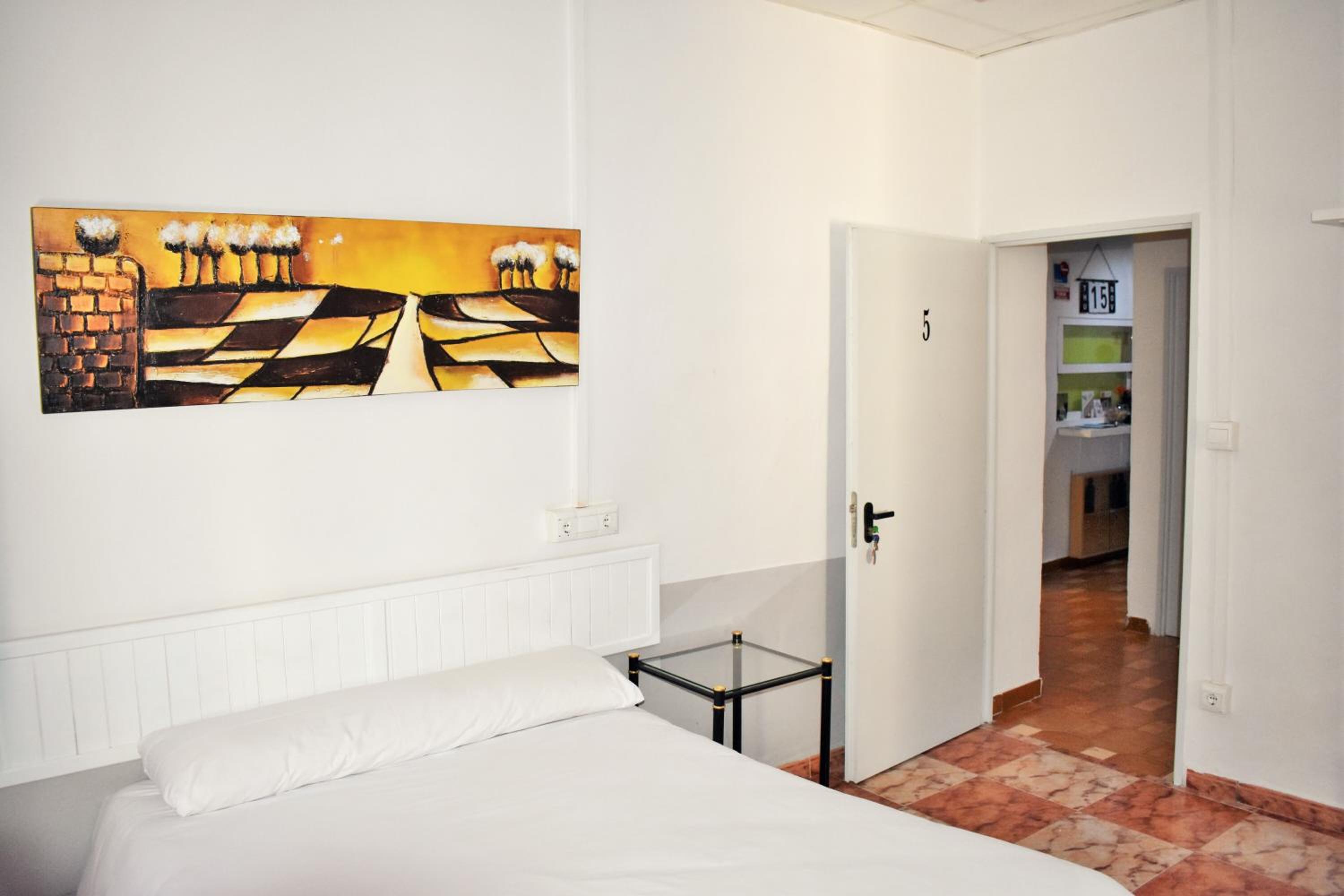 Habitación Doble o con Dos Camas con Baño Compartido