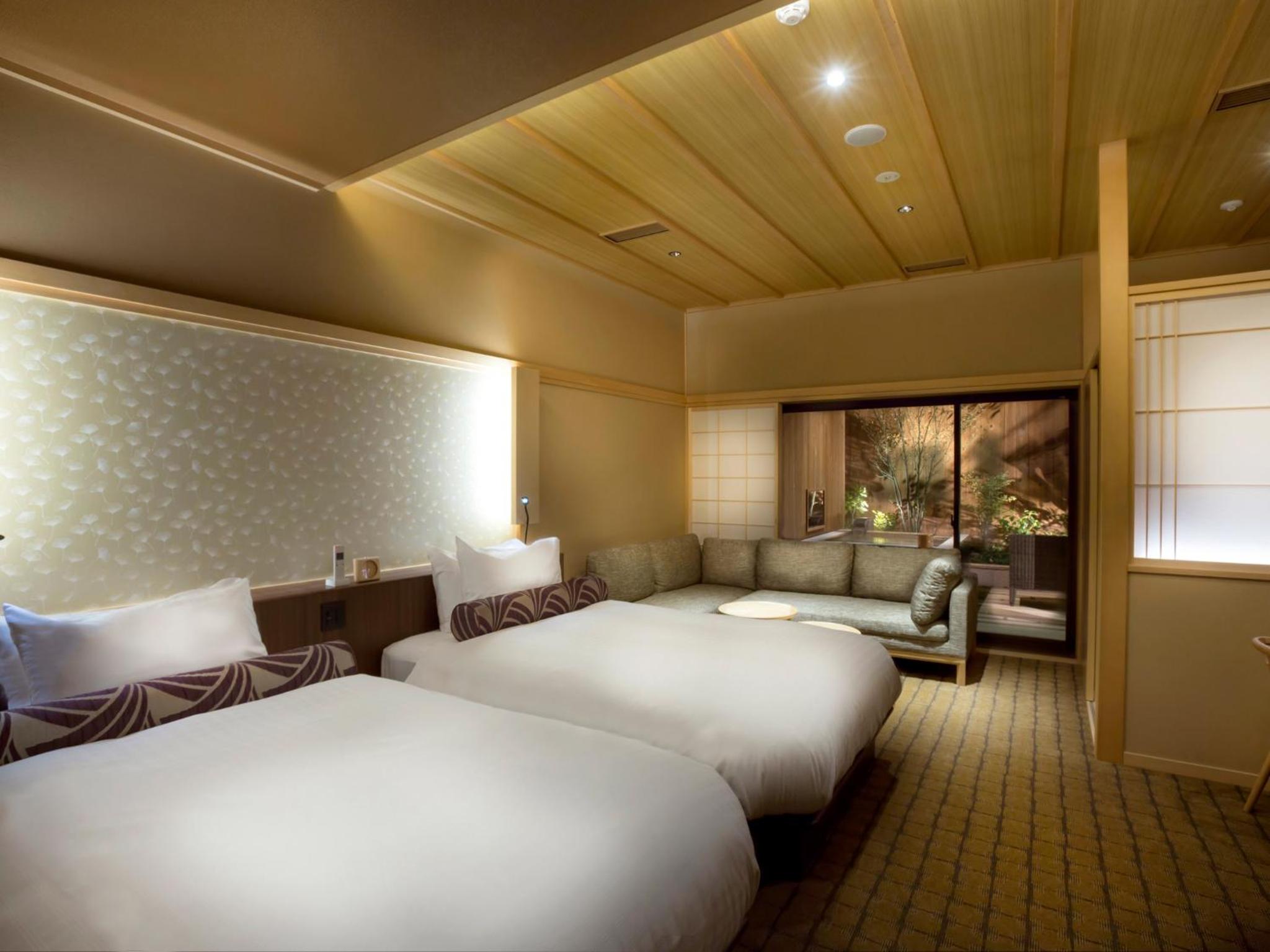 Deluxe Twin Room with Private Open Air Bath - Non-Smoking (1st Floor) photo 1