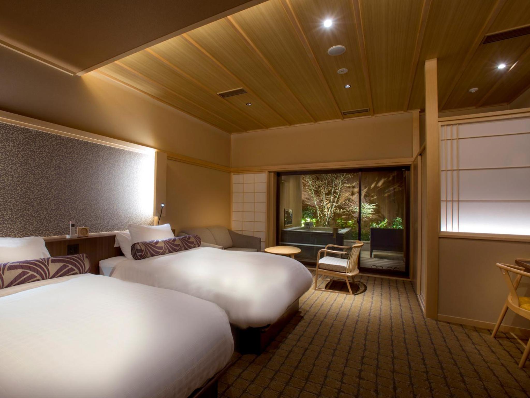 Grand Twin Room with Private Open Air Bath - Non-Smoking (1st Floor) photo 2
