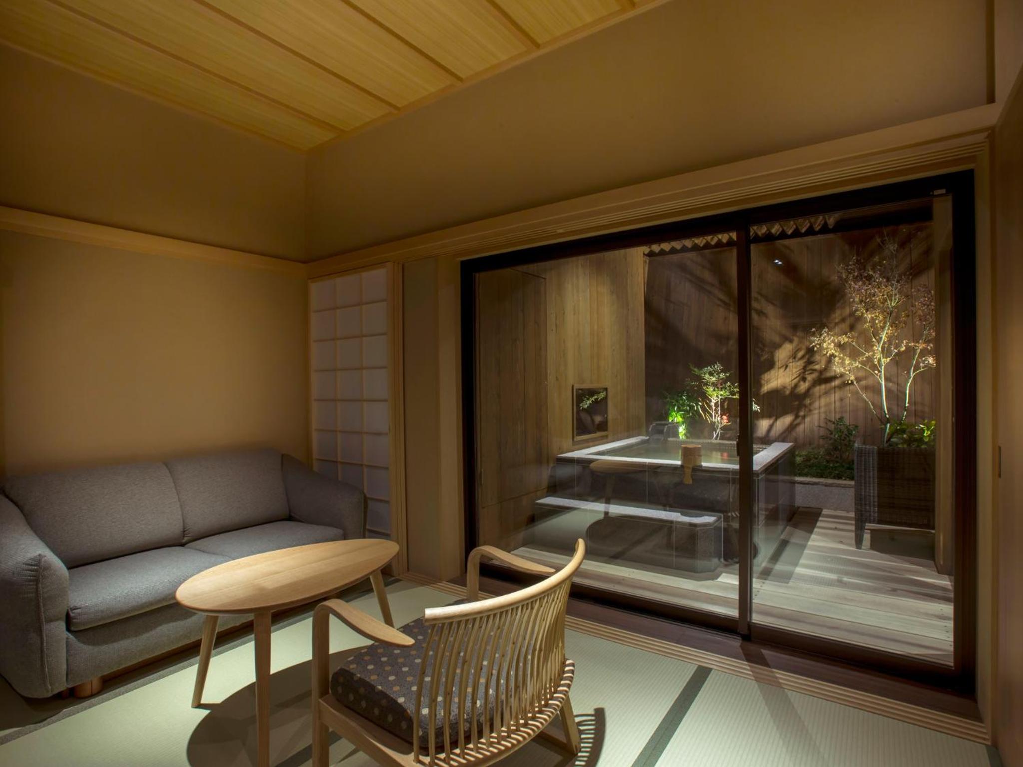 Grand Twin Room with Private Open Air Bath - Non-Smoking (1st Floor) photo 1