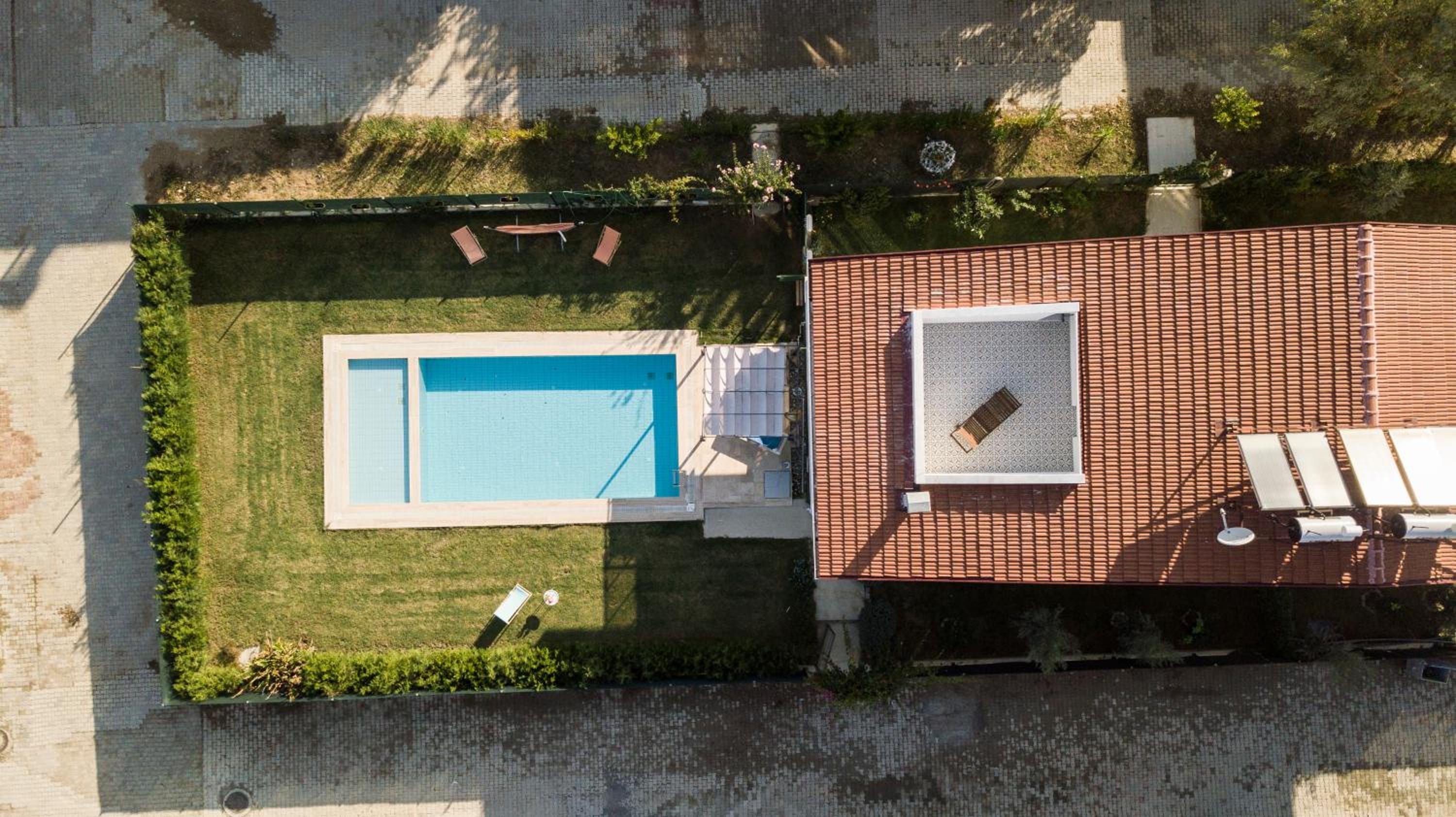 Three-Bedroom Apartment with Pool View