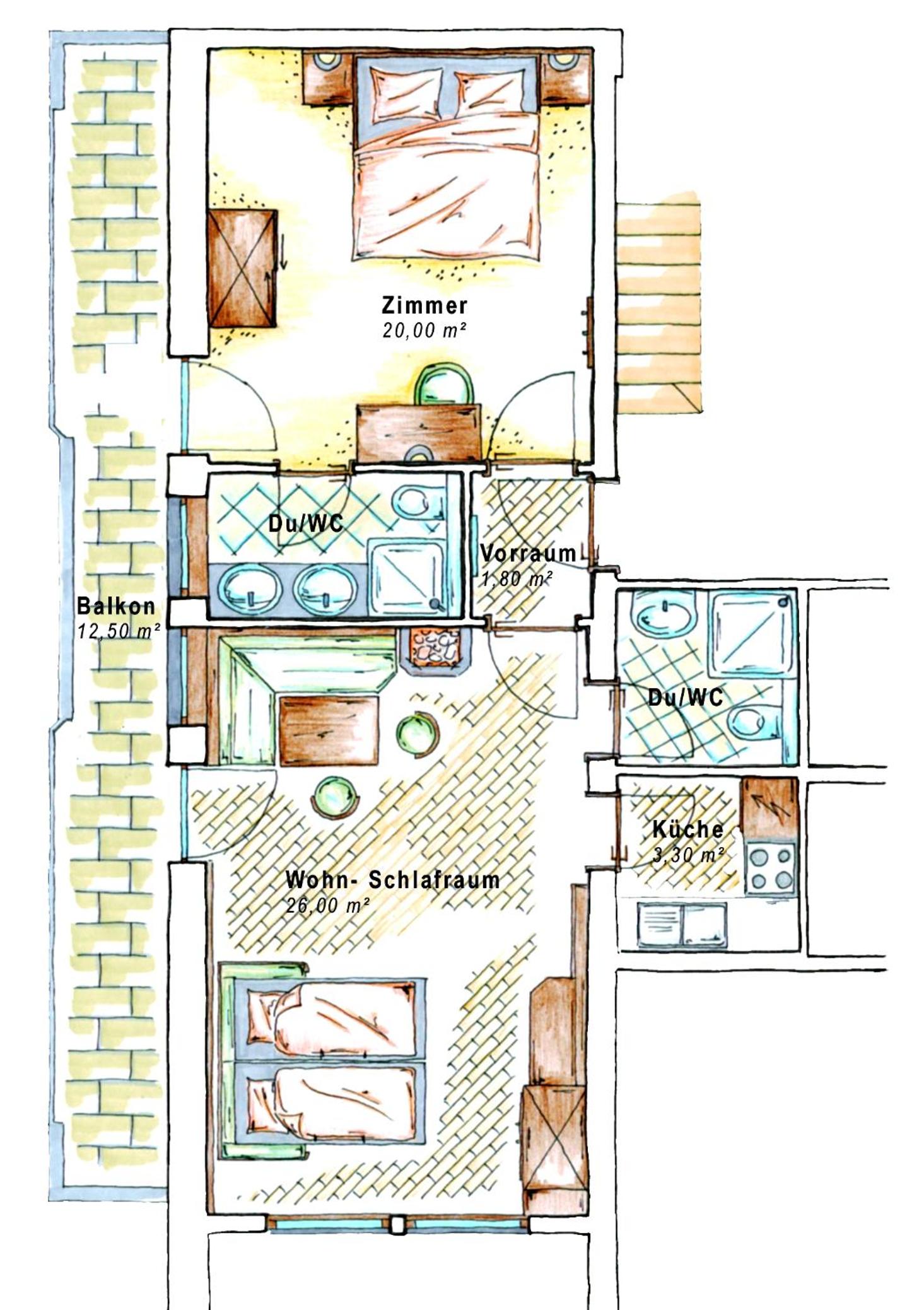 Two-Bedroom Apartment photo 3