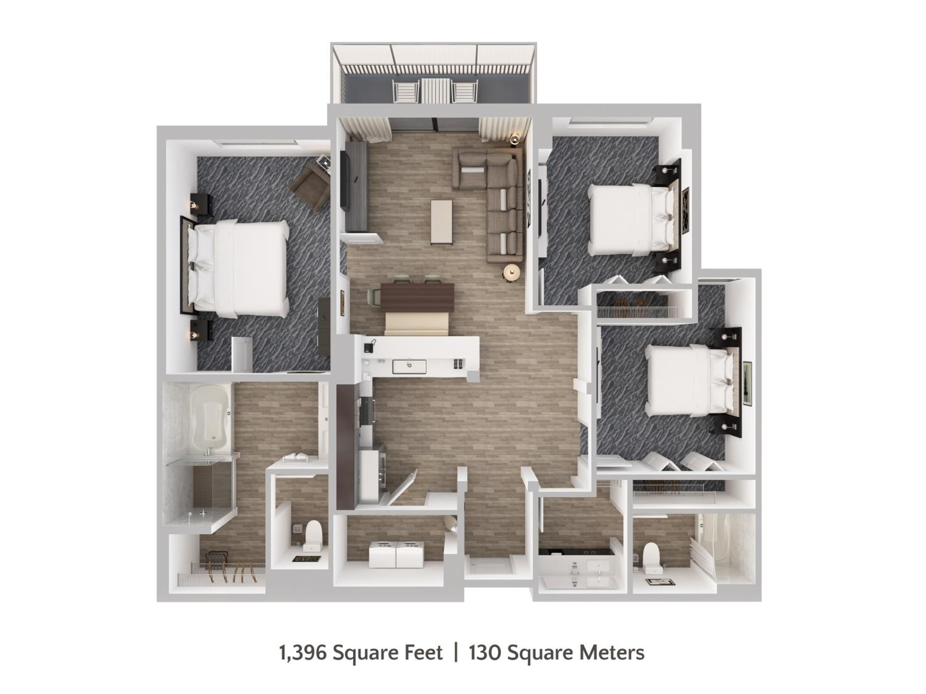 Three-Bedroom Two Bath Condo (Free Water Park Access) photo 2