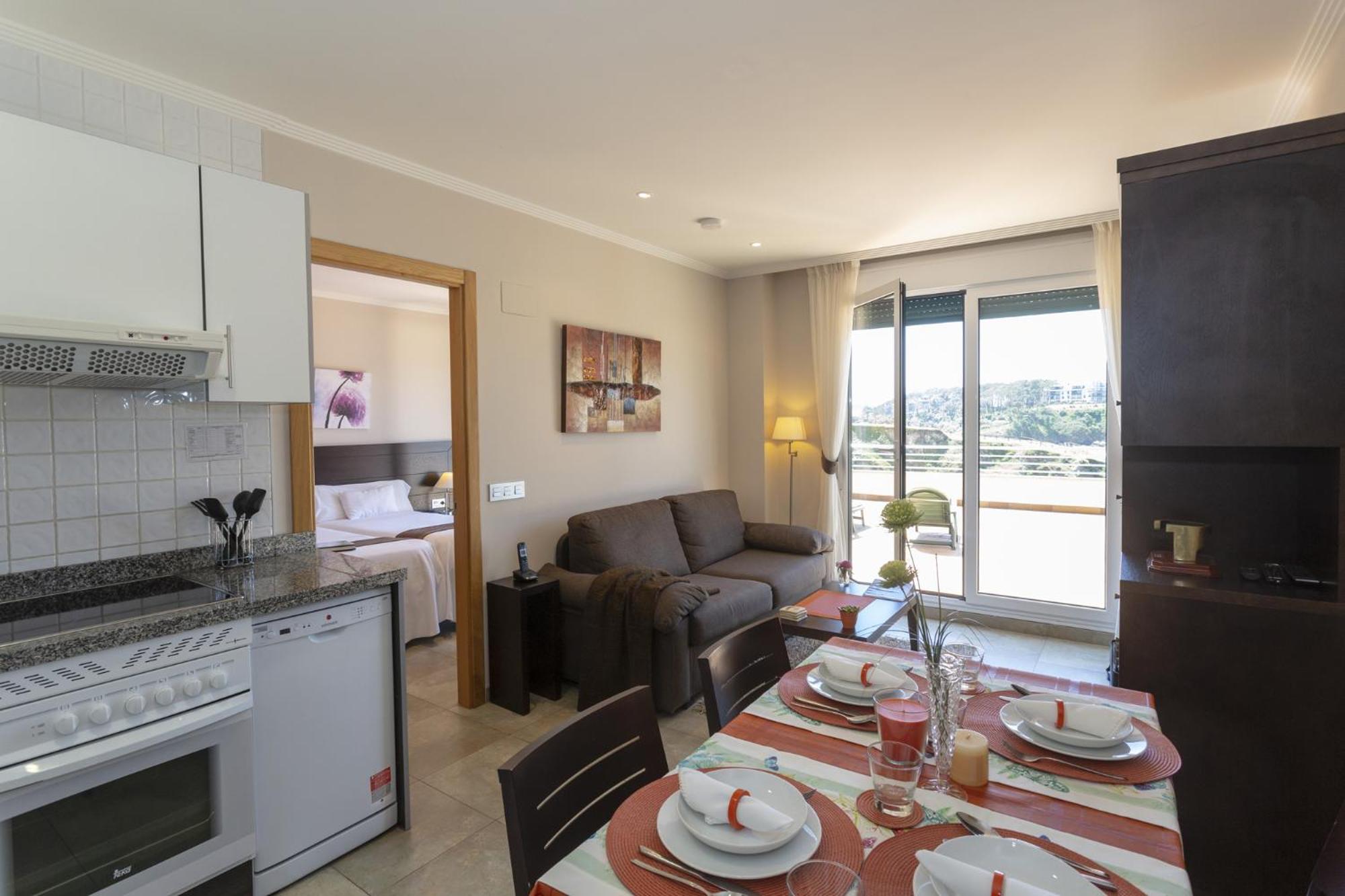 Apartamento de una habitación con vista al mar