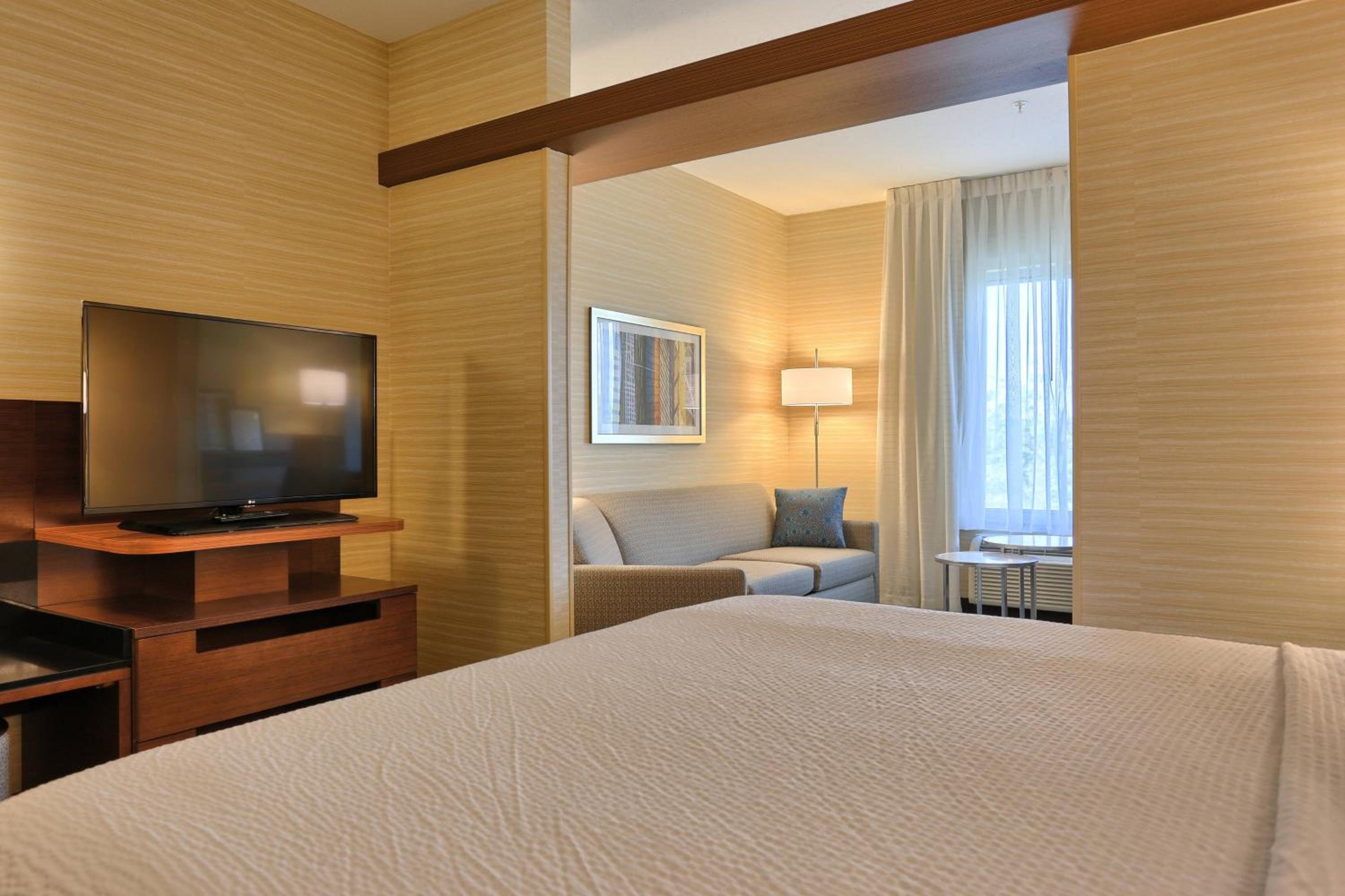 Studio with King Bed, Roll-In Shower and Sofa Bed - Mobility Access/Hearing Accessible