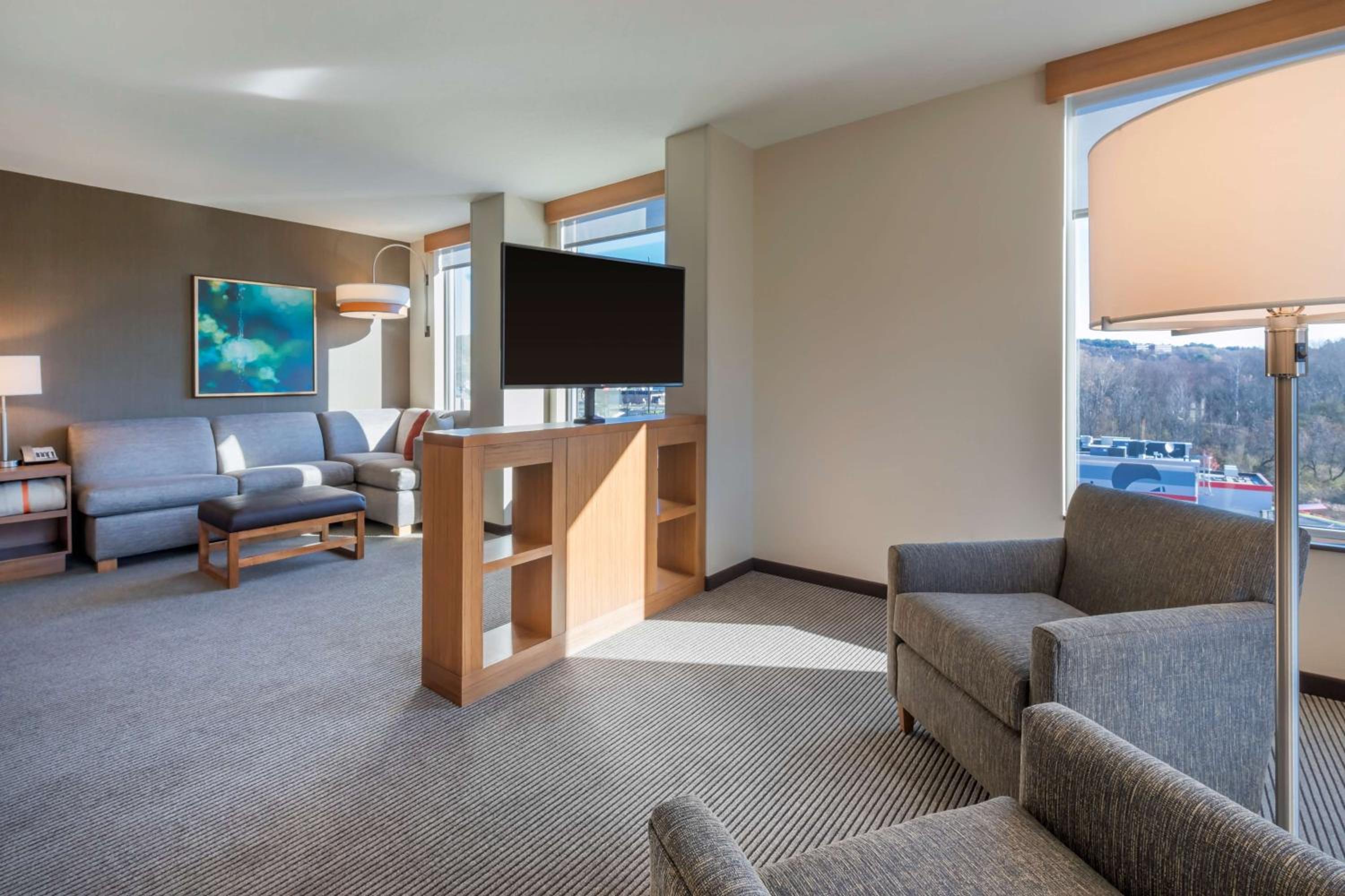 One-Bedroom King Suite with Sofa Bed and Kitchen