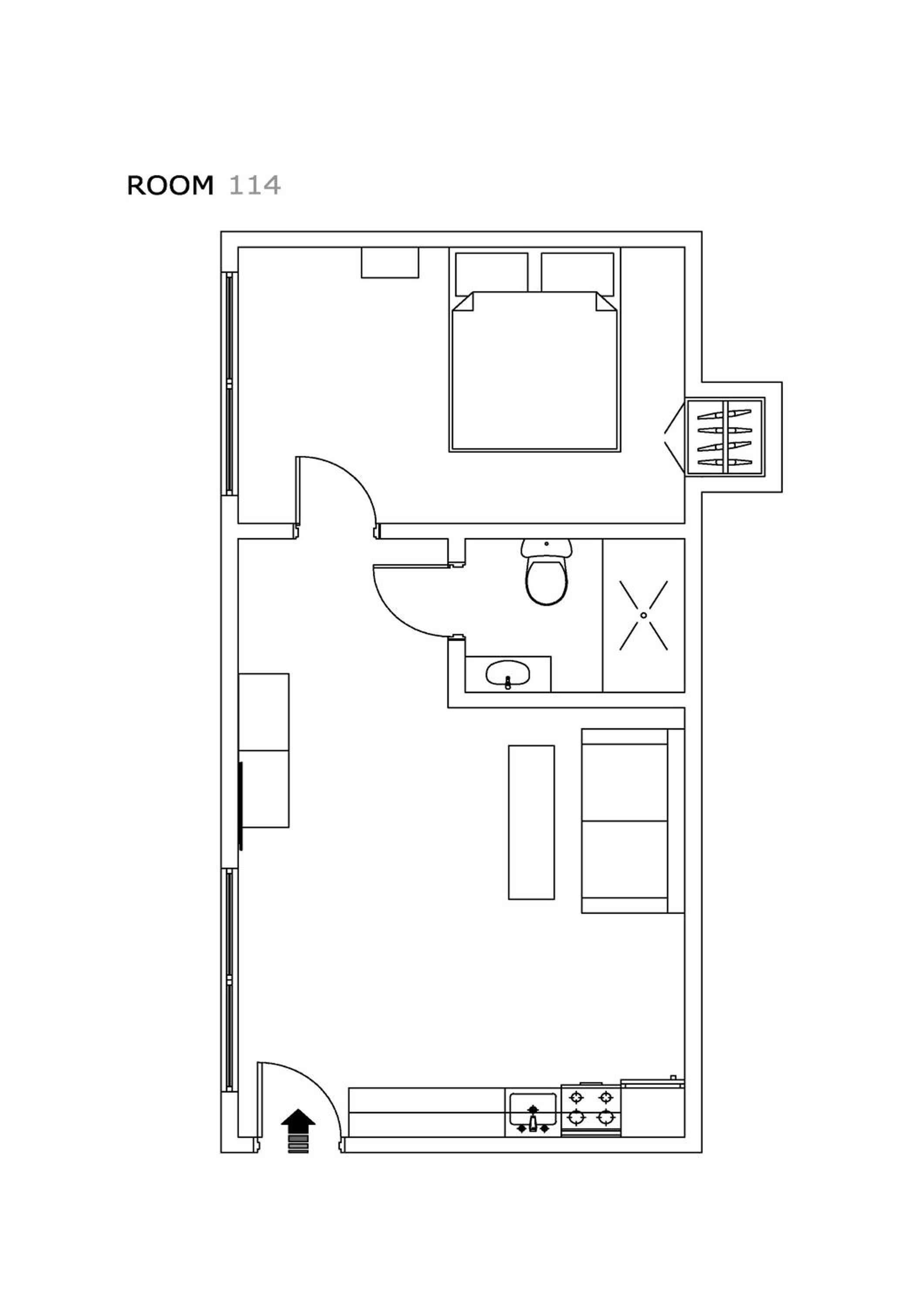 Queen Room with Sofa Bed and Kitchenette photo 2