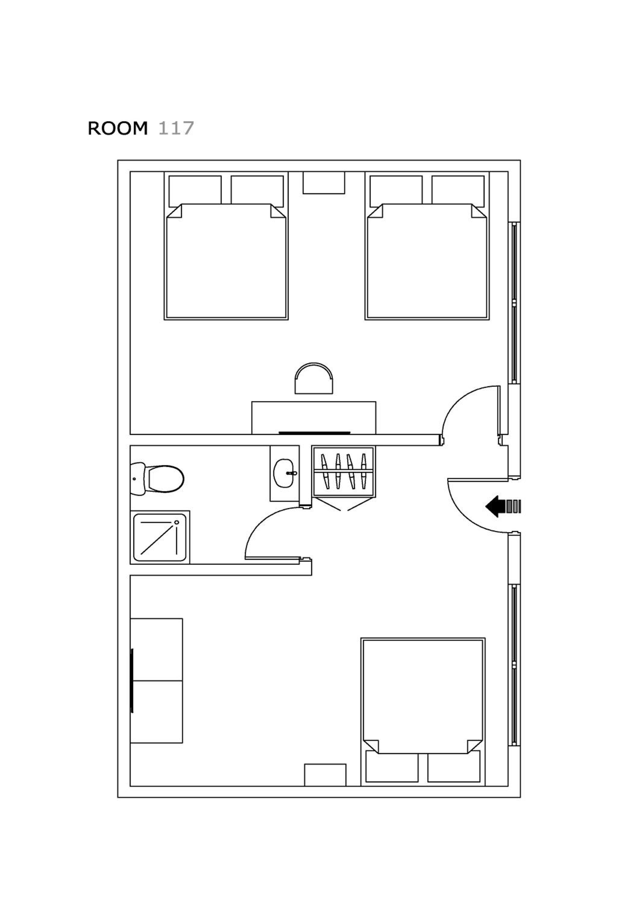 Triple Room with Private Bathroom photo 2