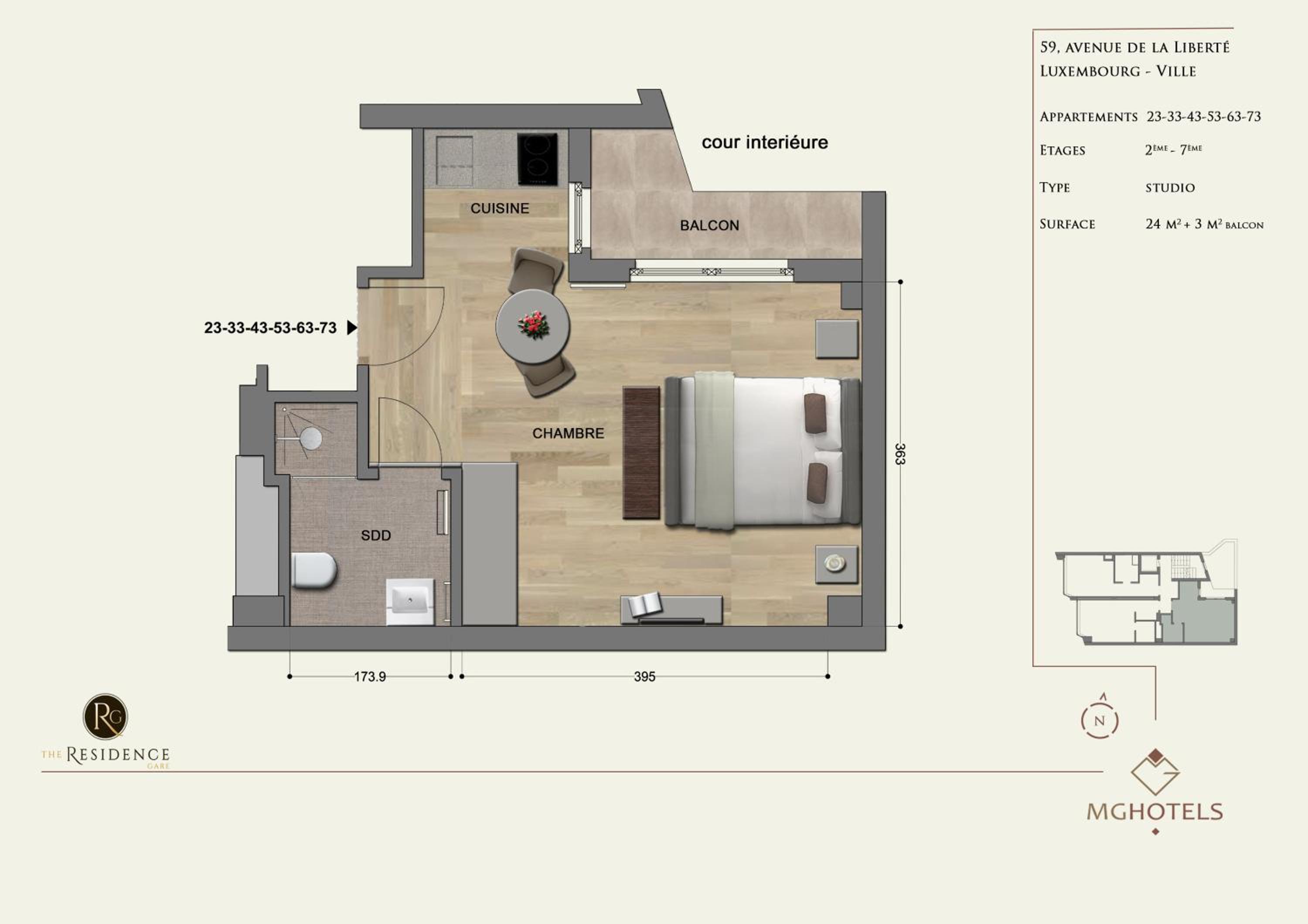 Studio with Terrace photo 3