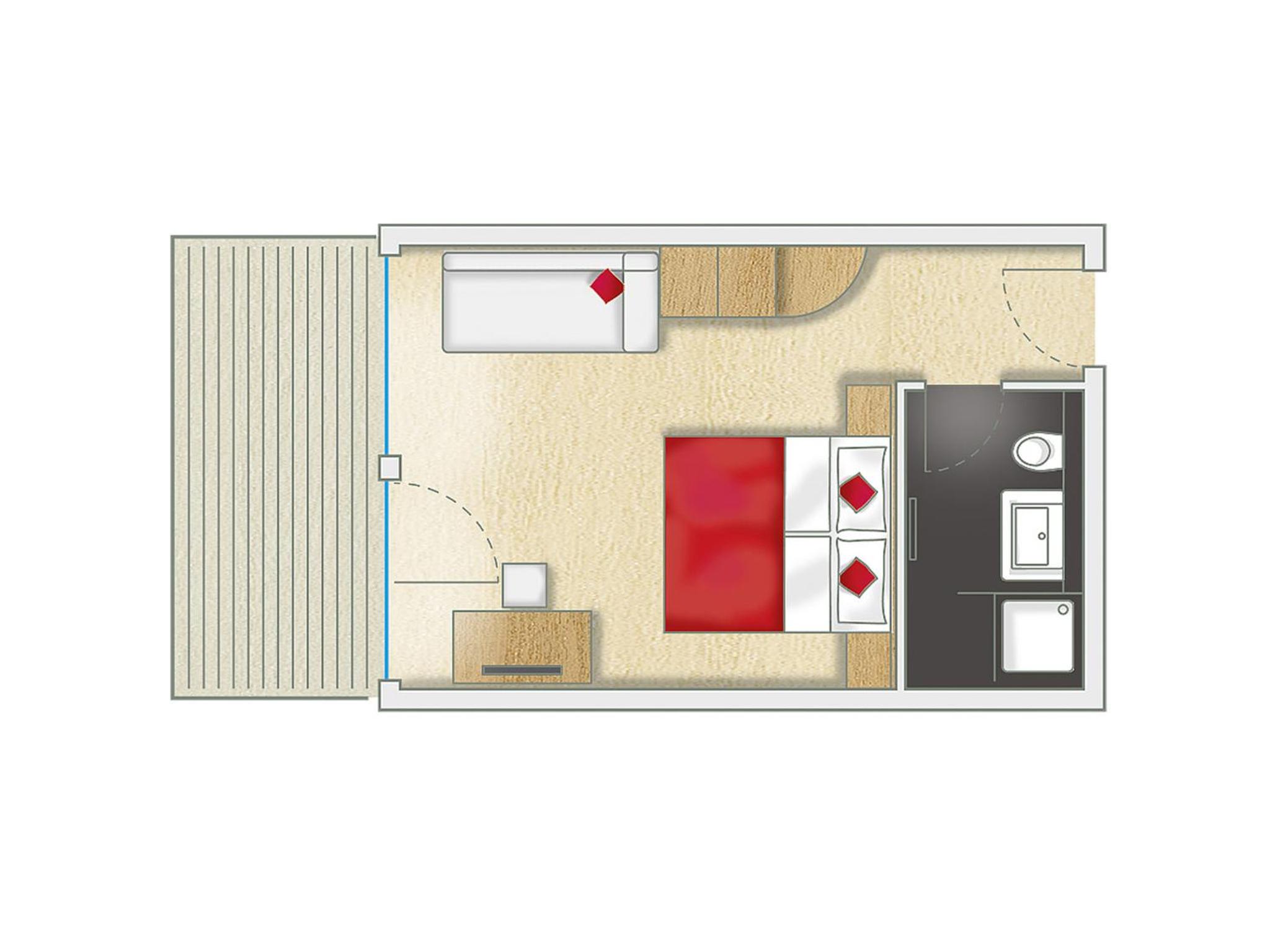 Double or Twin Room with Mountain View photo 3