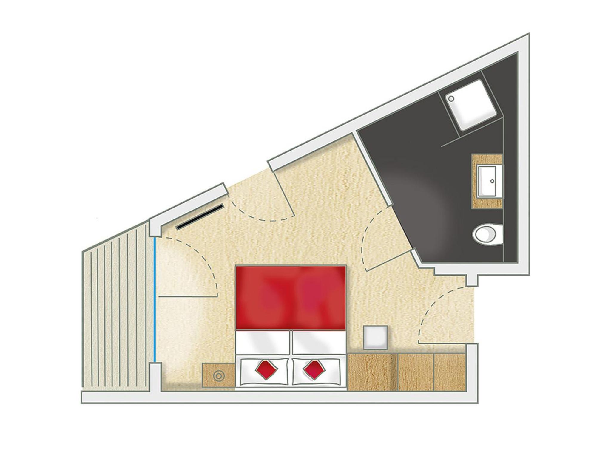 Double Room with Balcony or Terrace and Mountain View
