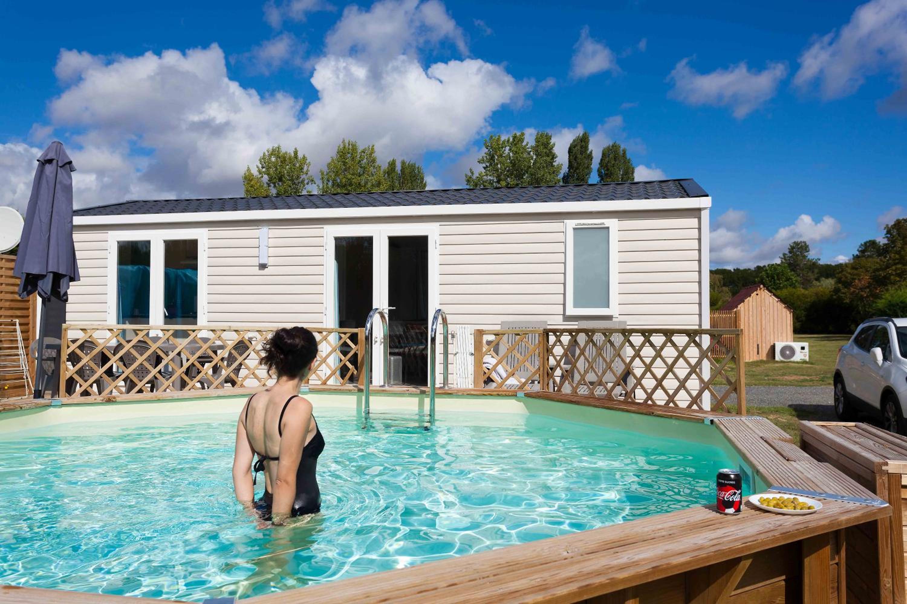 Mobile Home with individual swimming pool photo 3