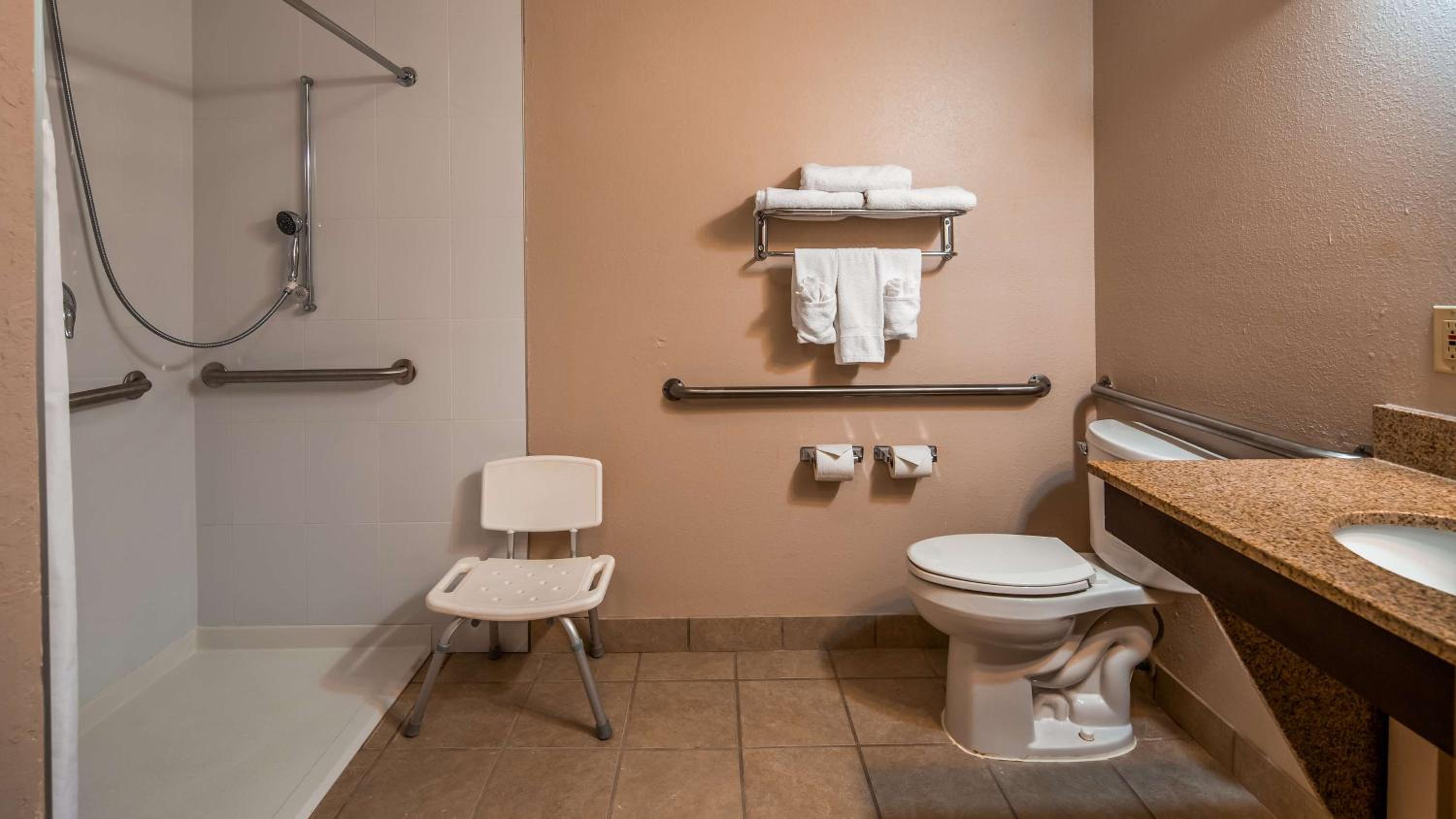 King Room with Roll-In Shower - Mobility Access/Communication Assistance - Photo 6