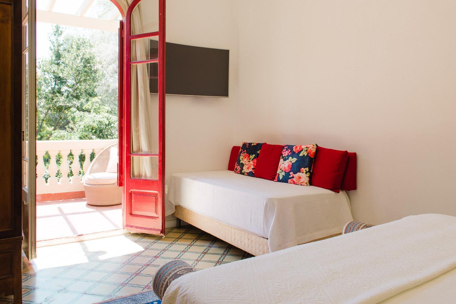 Suite con vista al jardín