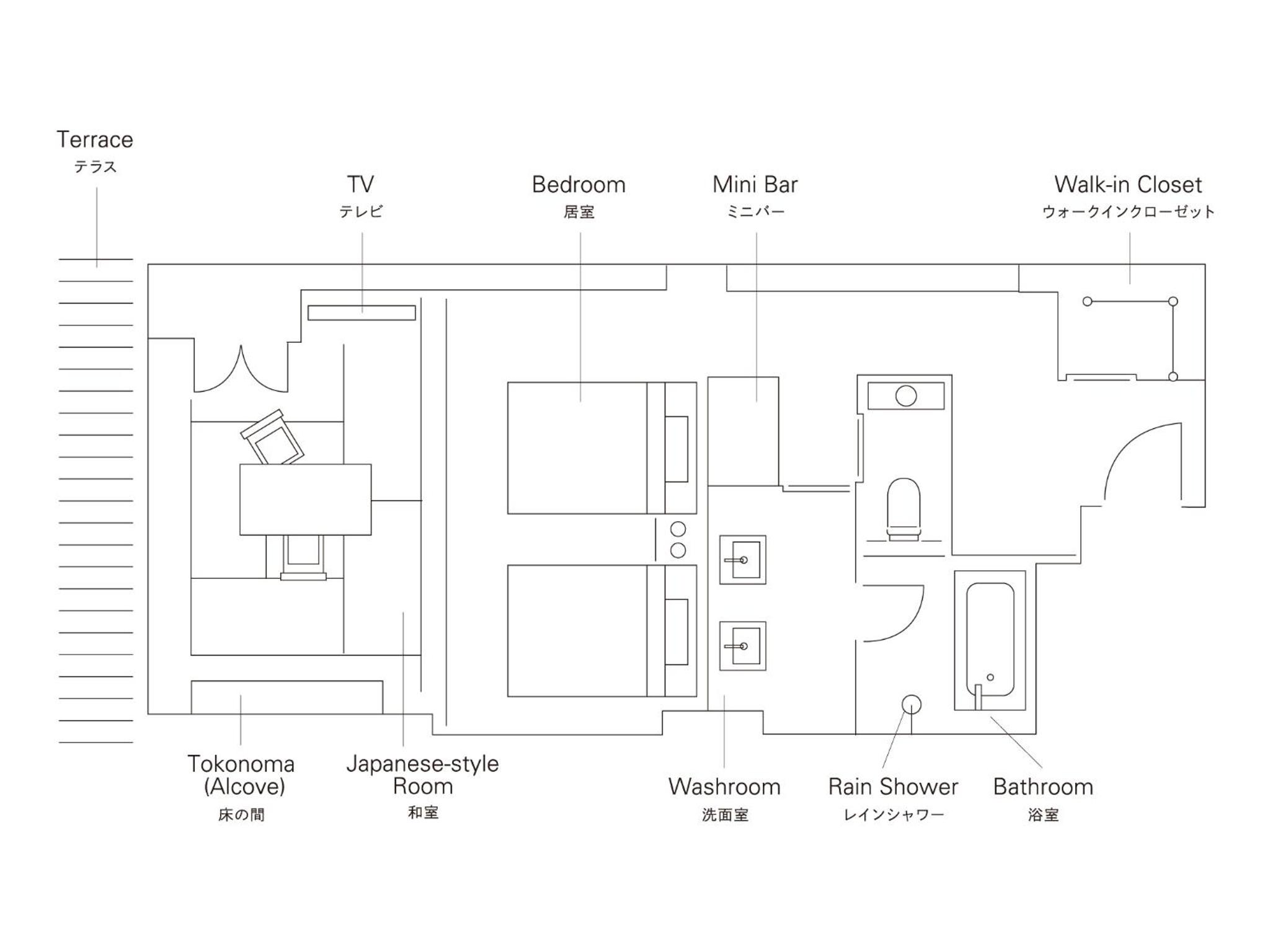 Suite Room with Tatami Area - Photo 3