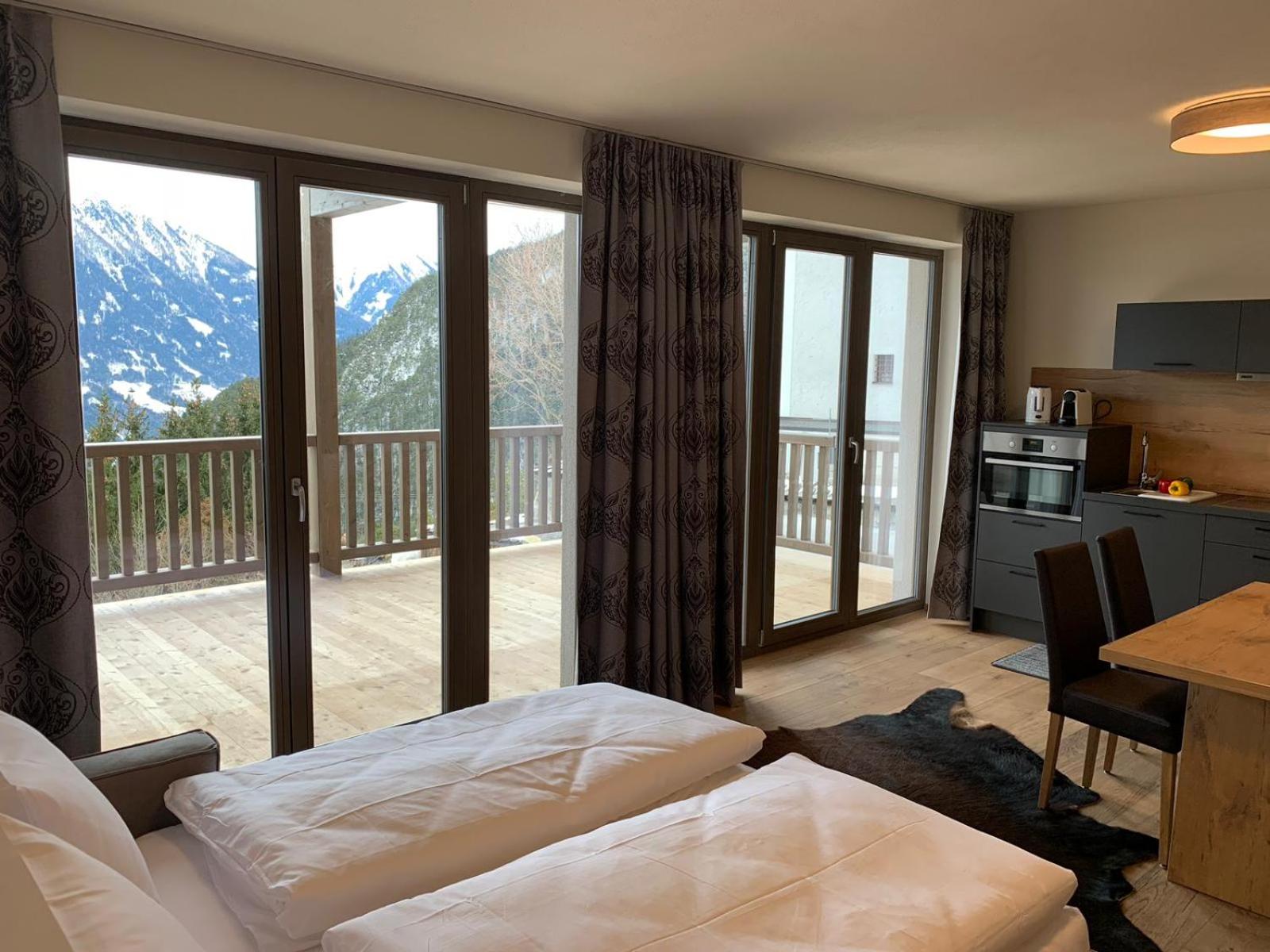 Studio with Balcony