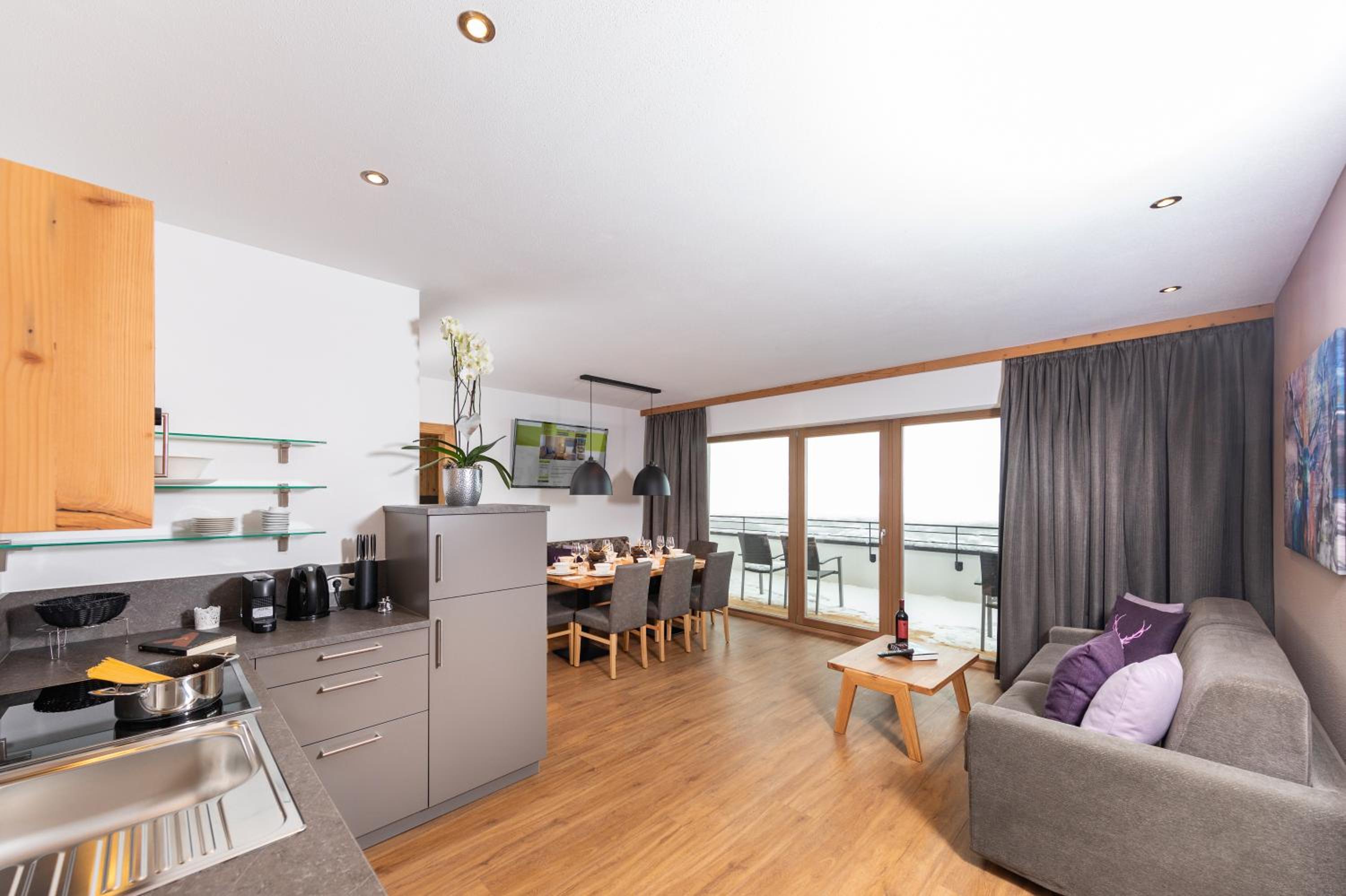Three-Bedroom Apartment with Balcony