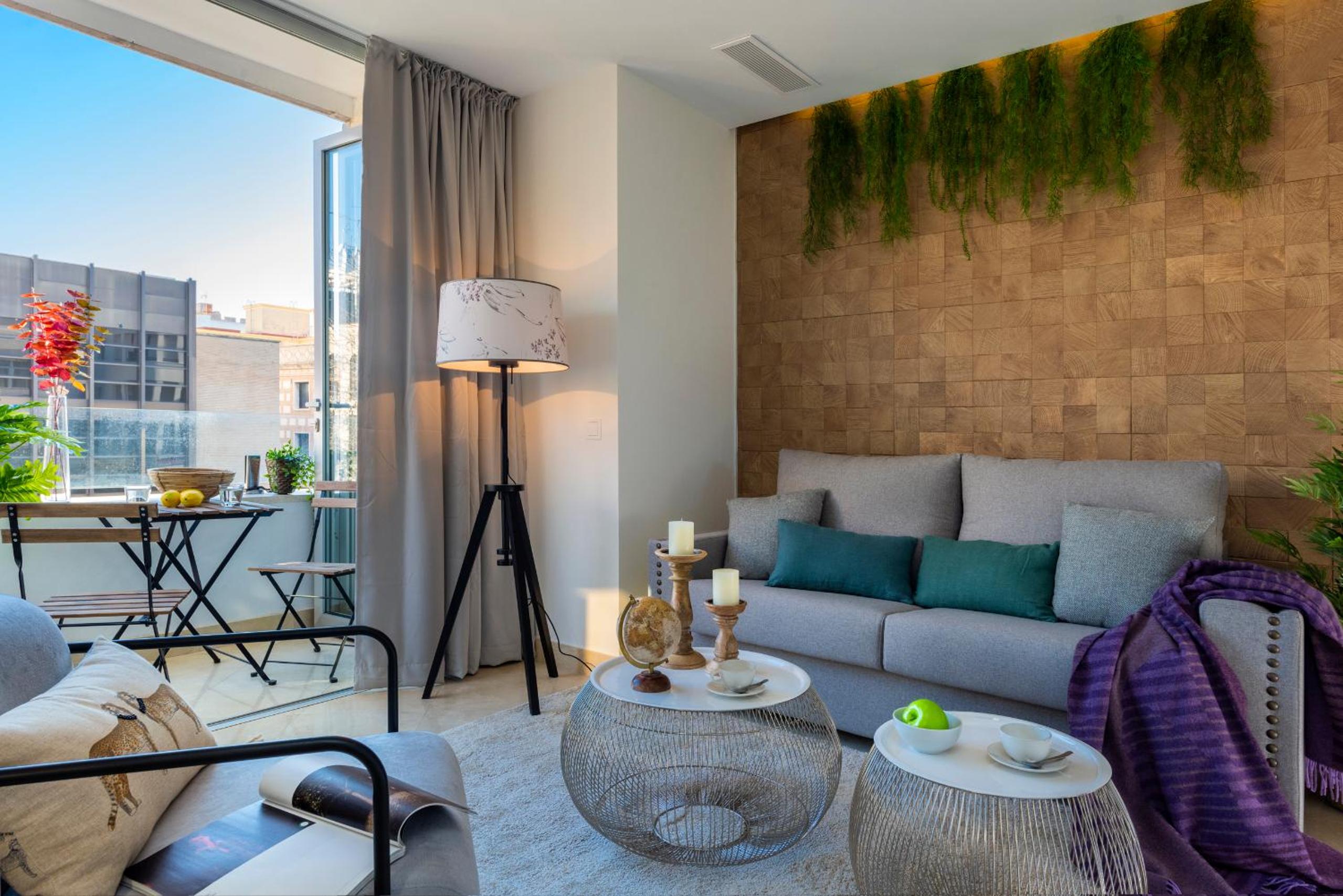 Apartamento de una habitación con terraza
