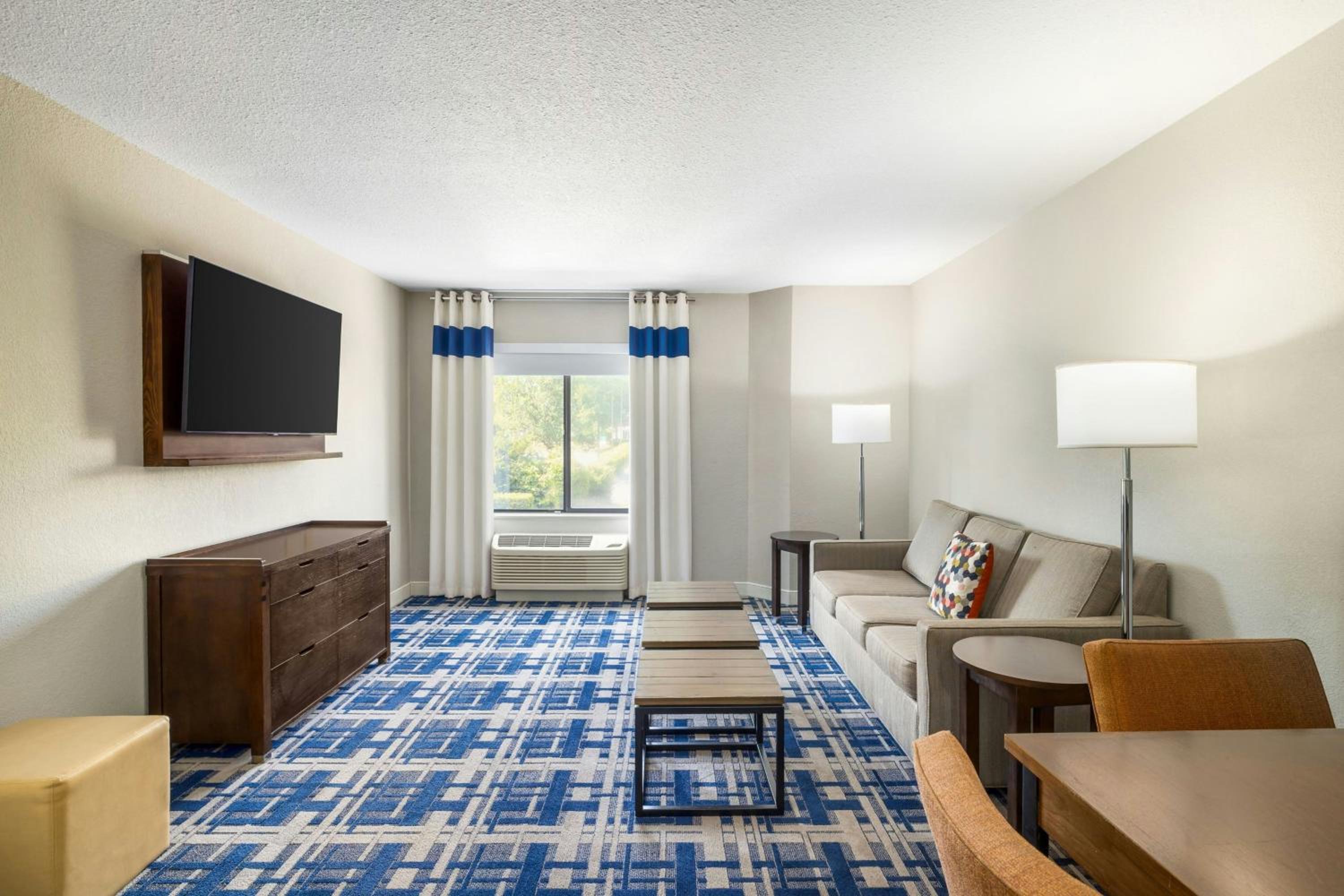 One-Bedroom Queen Suite with Living Room and Sofa Bed