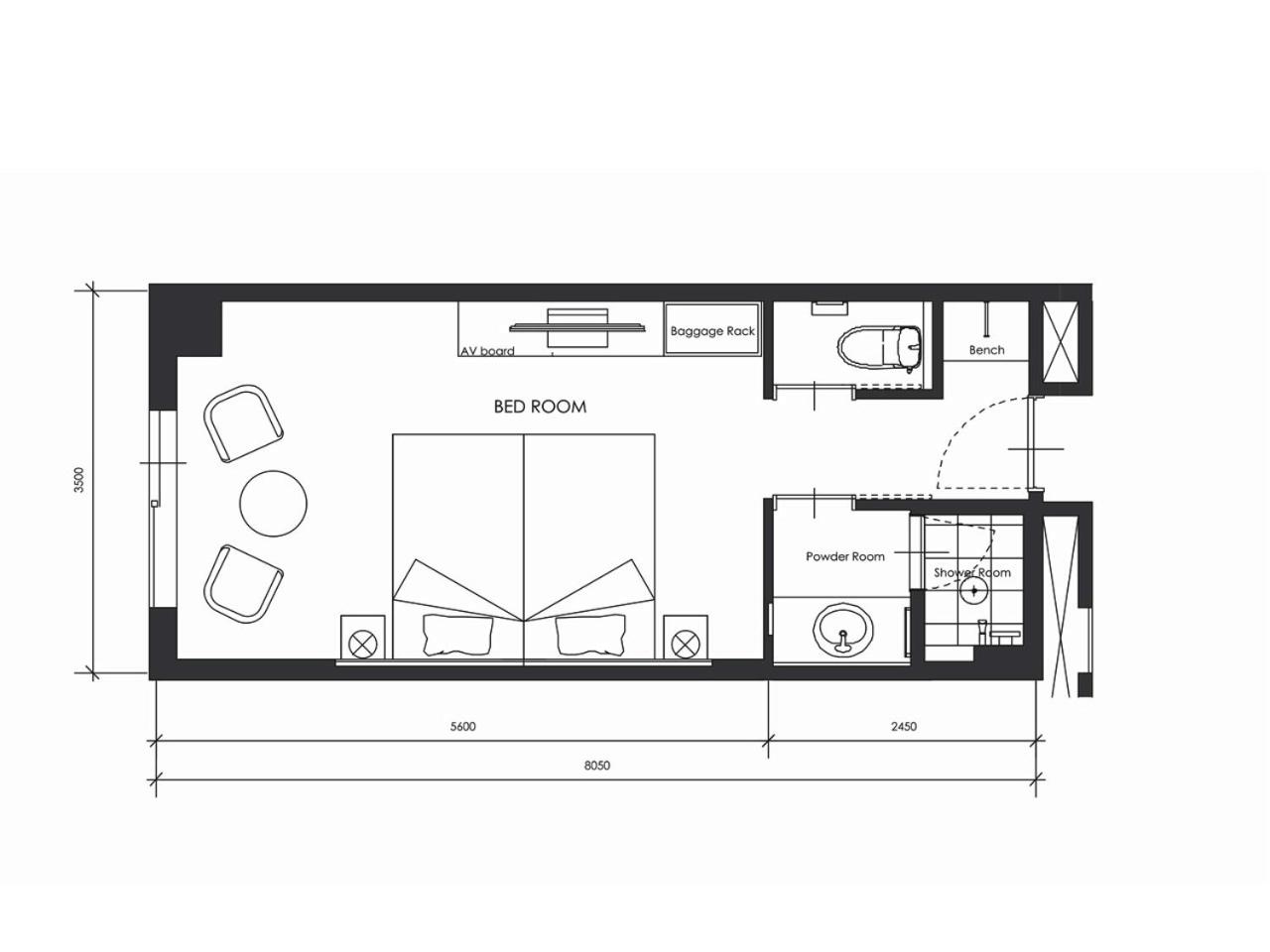 Standard Hollywood Twin Room - Photo 10