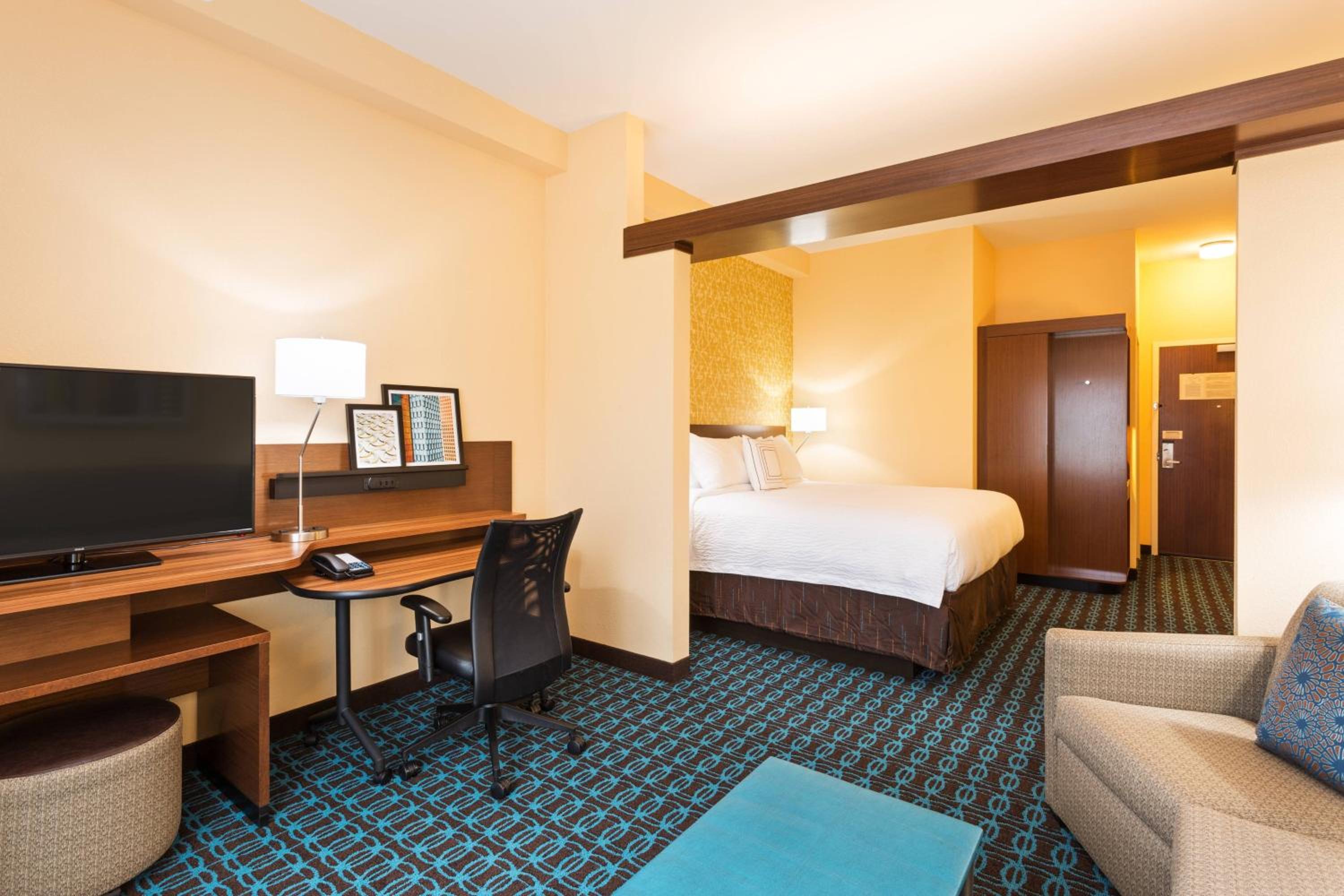 King Suite with Roll-In Shower and Sofa Bed - Mobility Access/Hearing Accessible